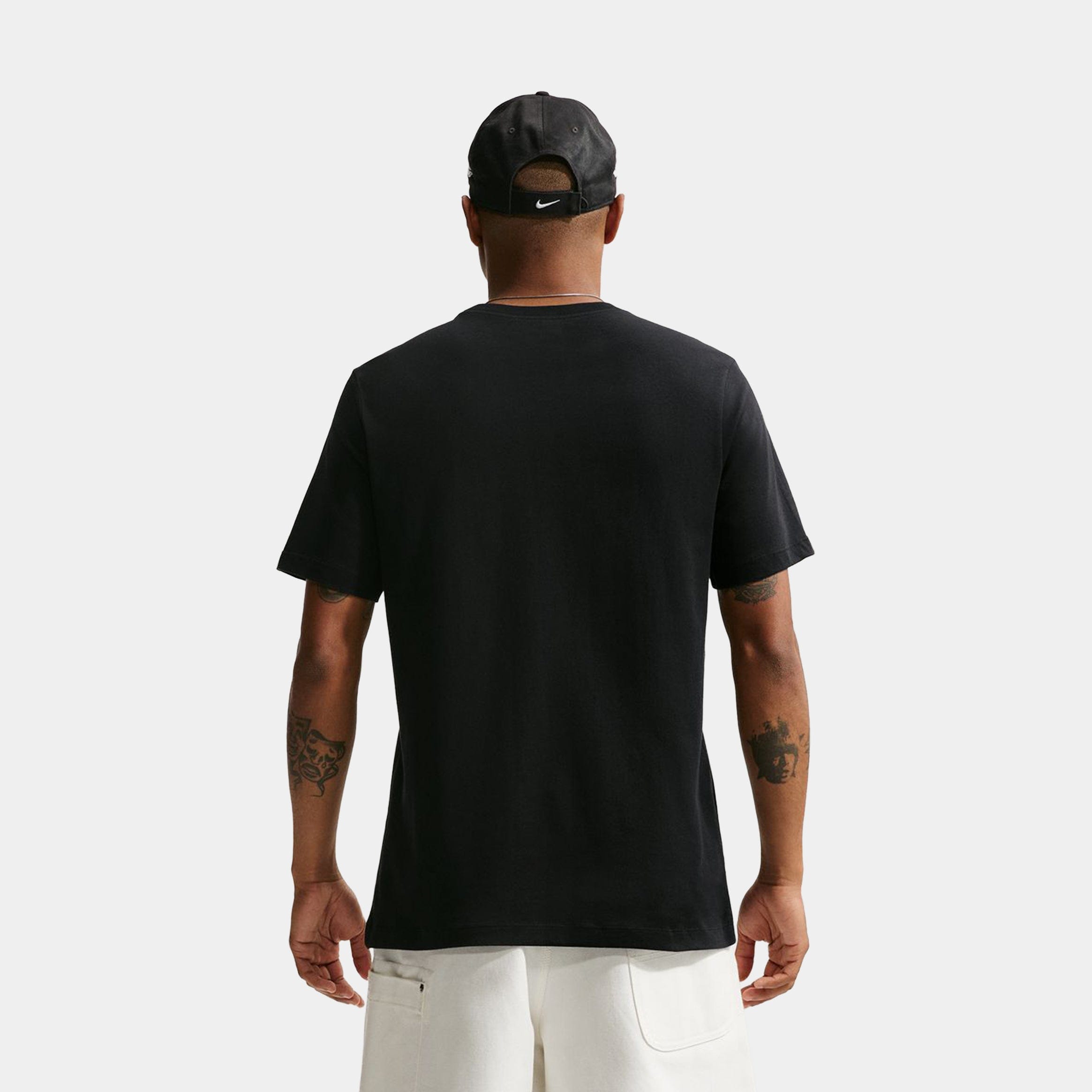Nike Sportswear Mens Short Sleeve Shirt (Black/White)