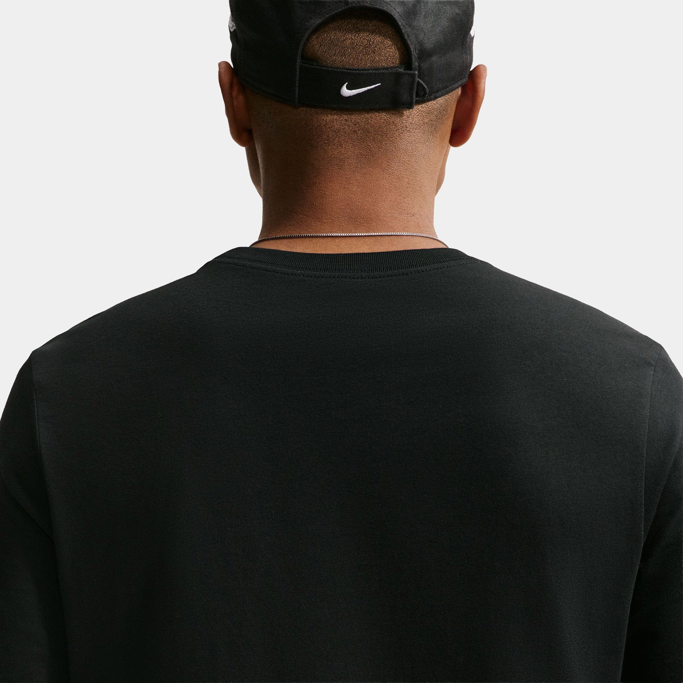 Nike Sportswear Mens Short Sleeve Shirt (Black/White)