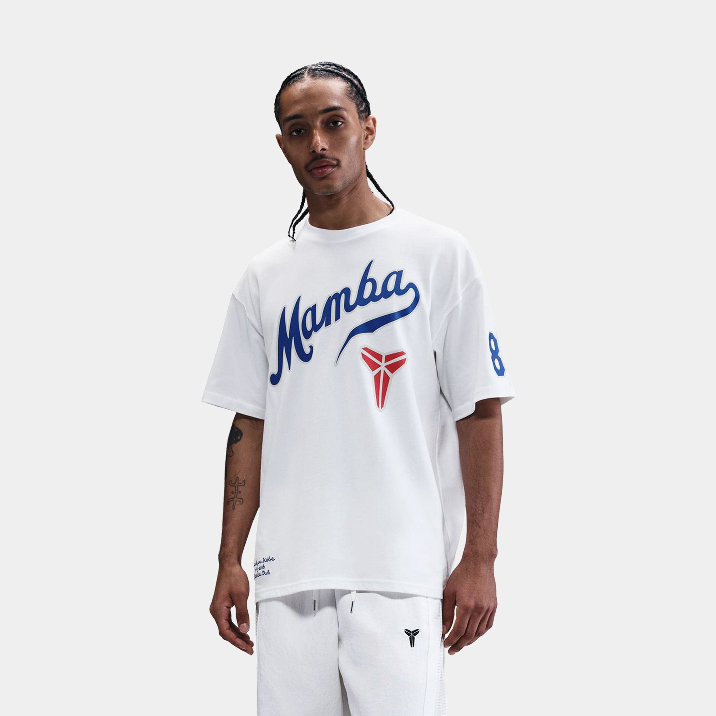 Nike Kobe Max90 Mens Short Sleeve Shirt (White)