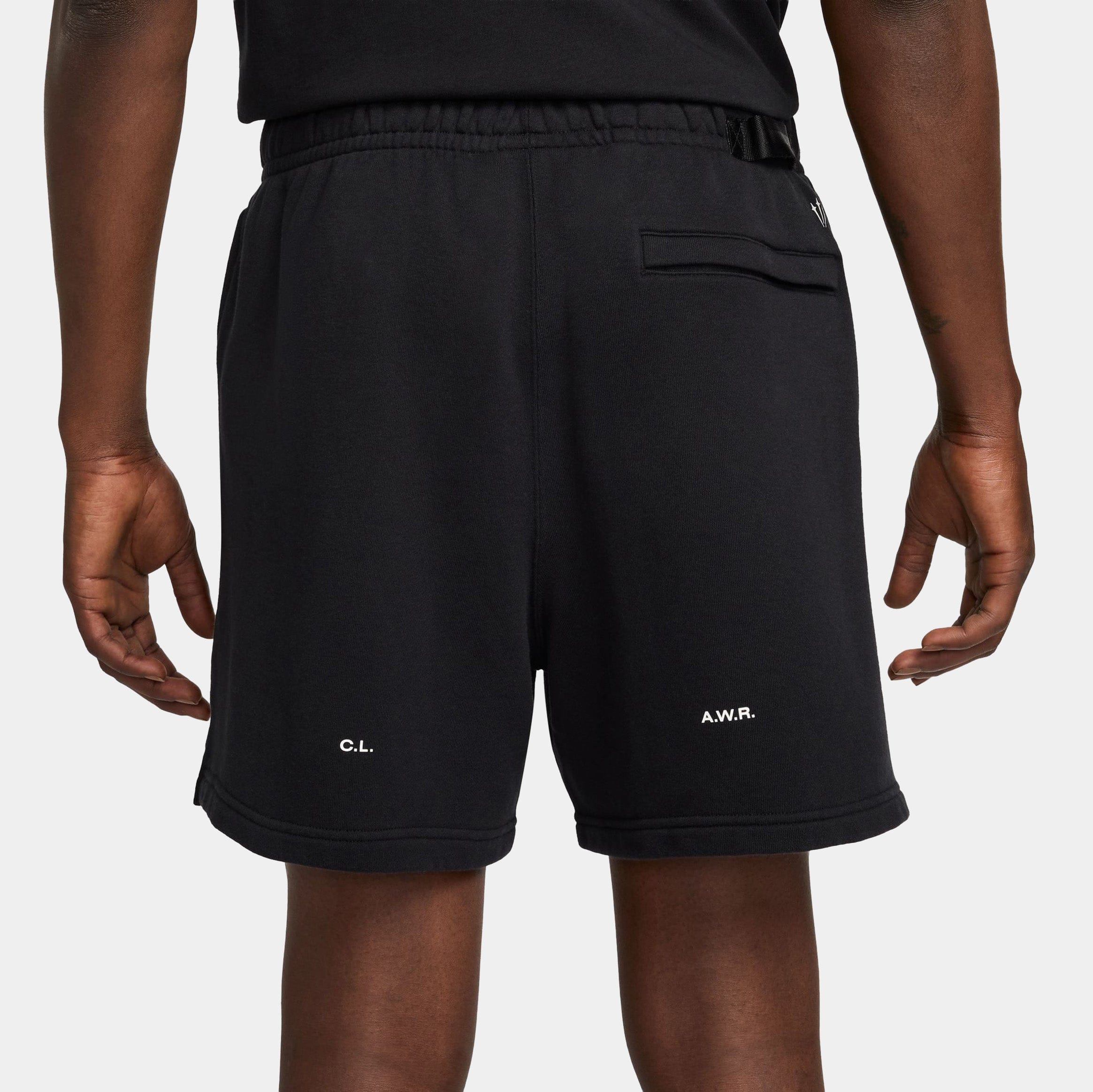 Nike NOCTA Cardinal Fleece Mens Shorts (Black/White)