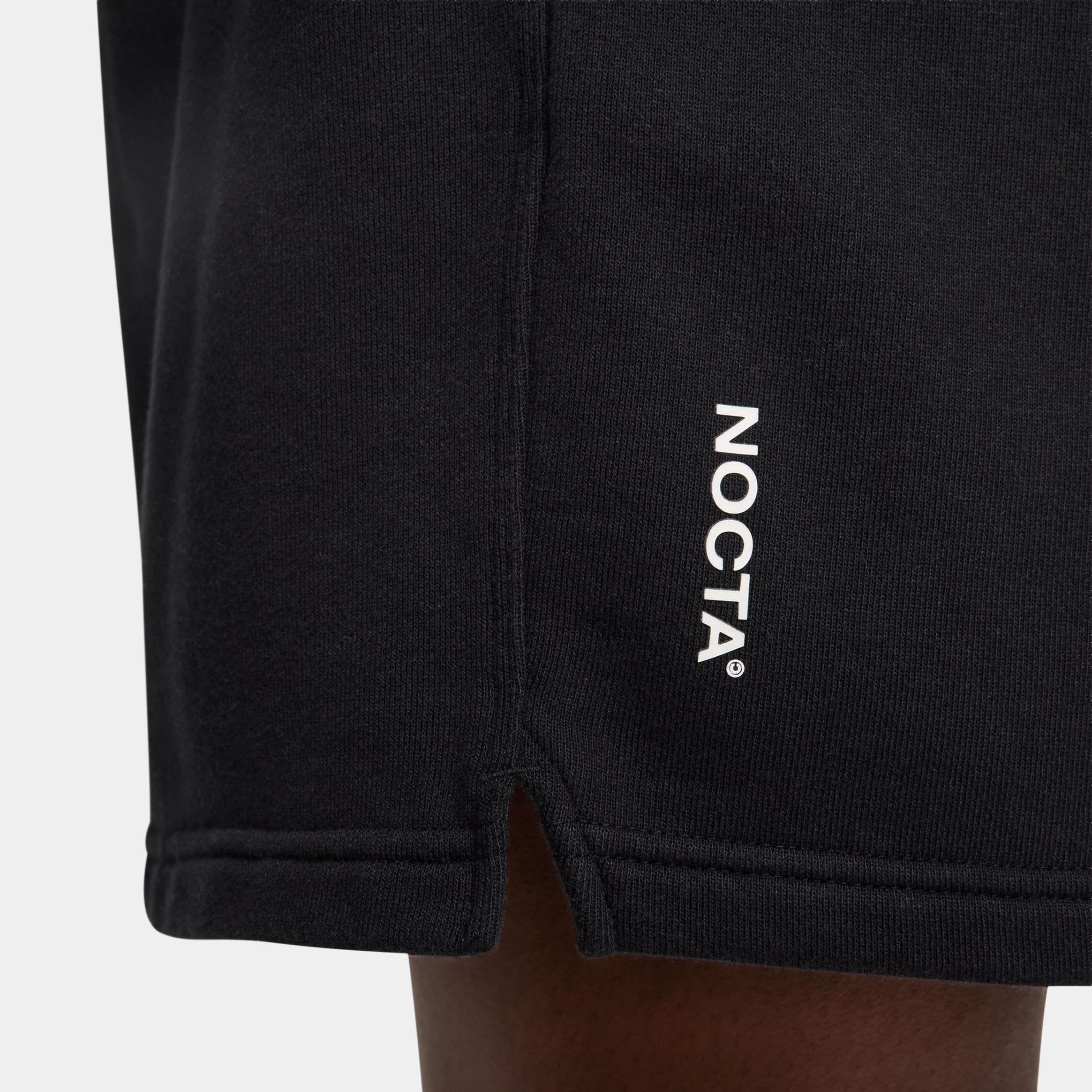 Nike NOCTA Cardinal Fleece Mens Shorts (Black/White)