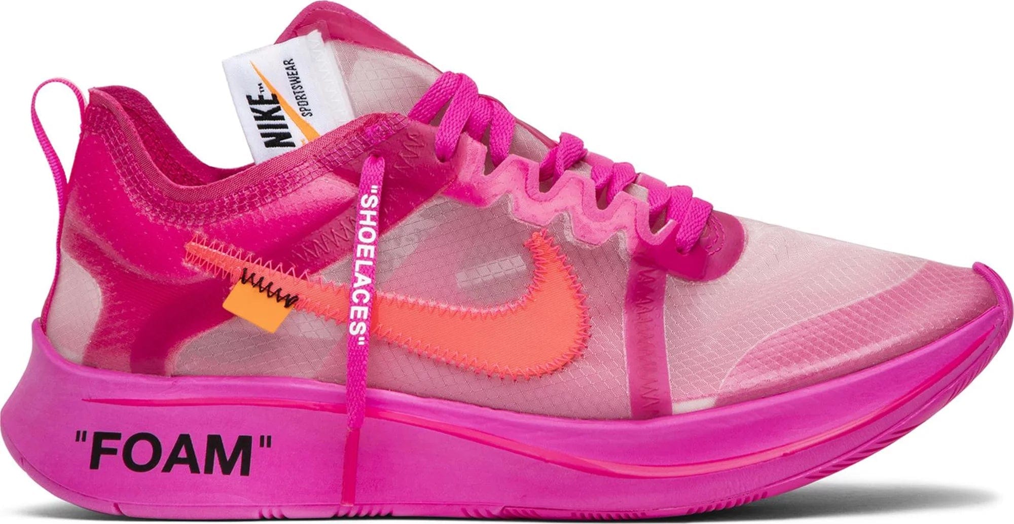 Nike OFF - WHITE x Zoom Fly TULIP PINK