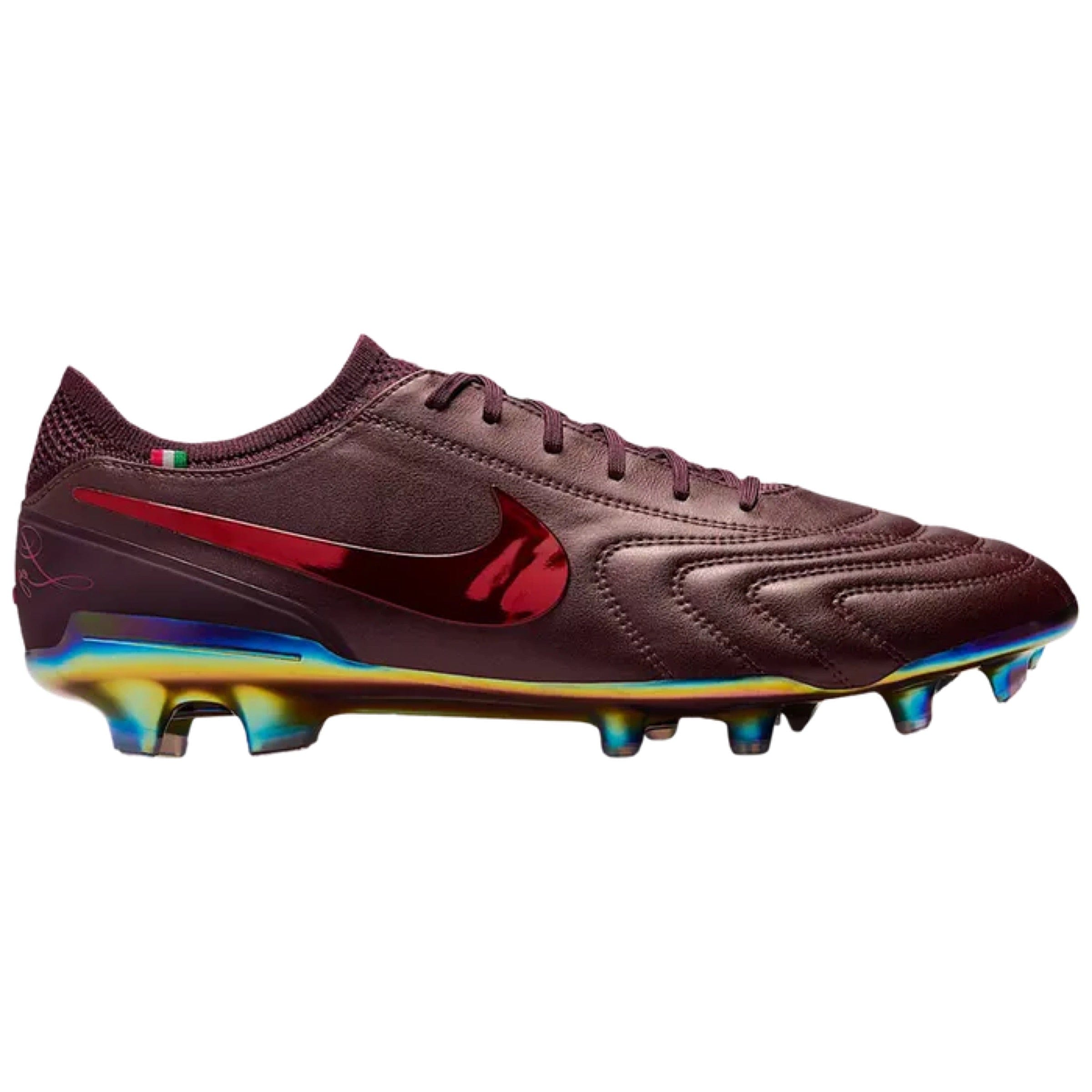 Nike Tiempo Legend 10 Elite Luxe FG Montebelluna Leather Port Wine