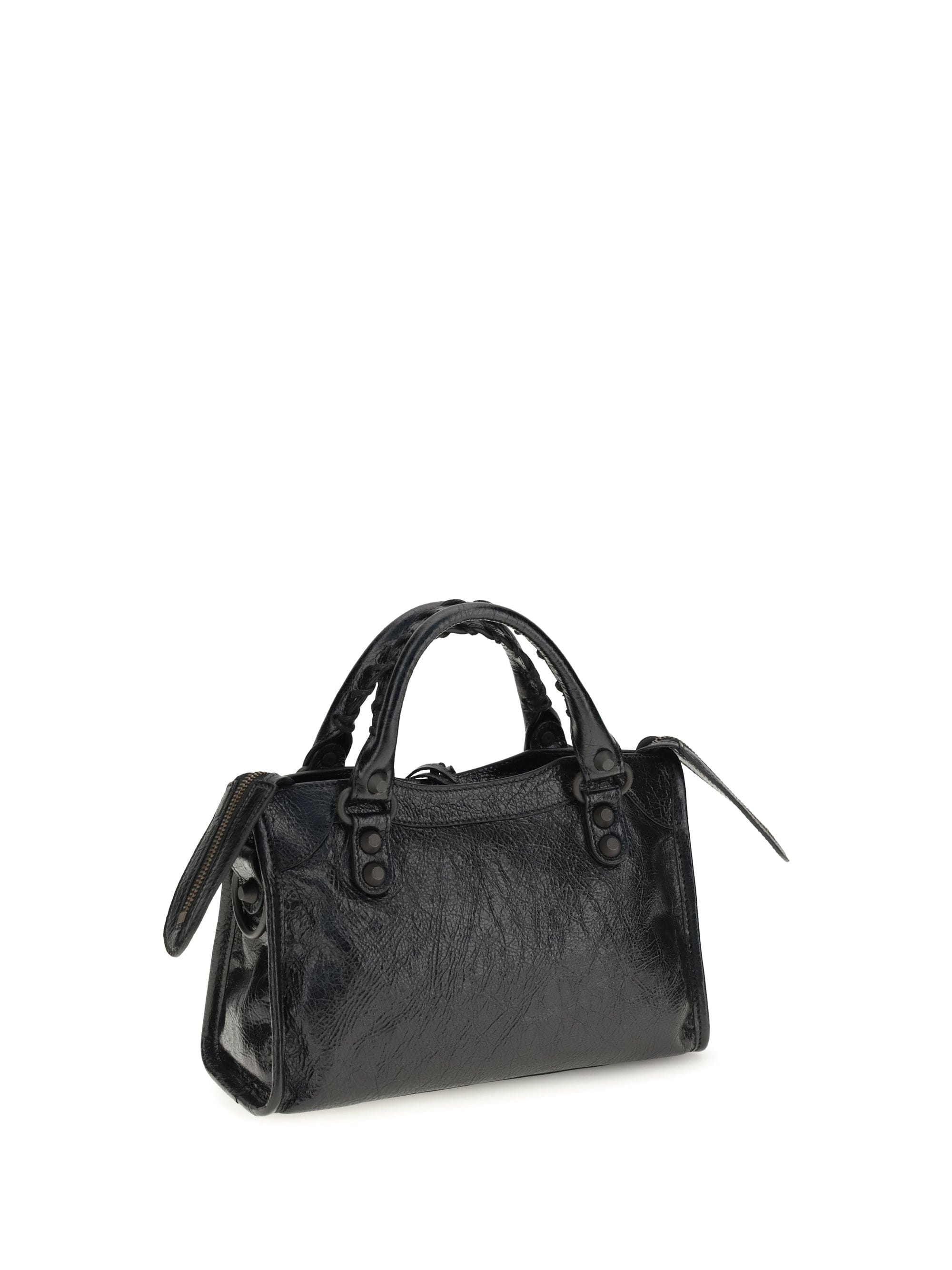 Balenciaga Le City Mini Shoulder Bag — Black
