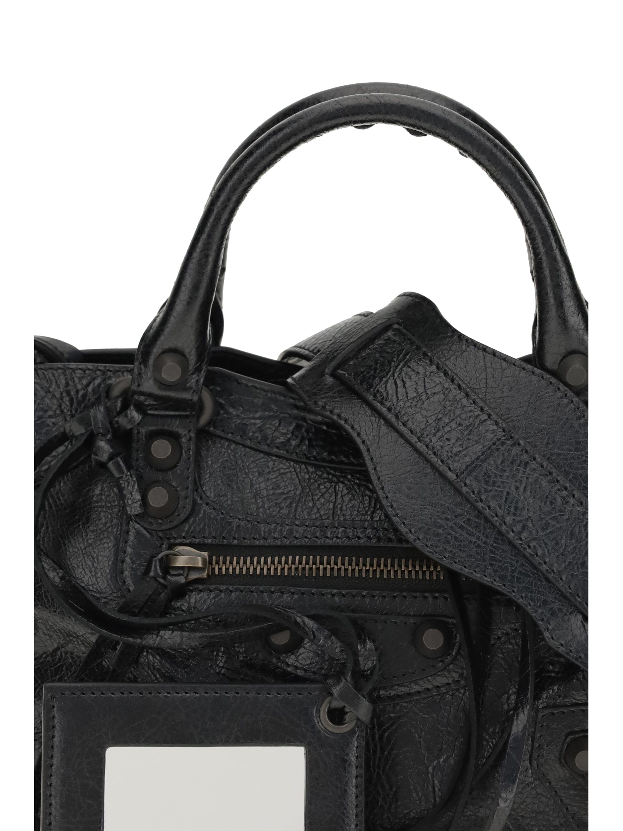 Balenciaga Le City Mini Shoulder Bag — Black