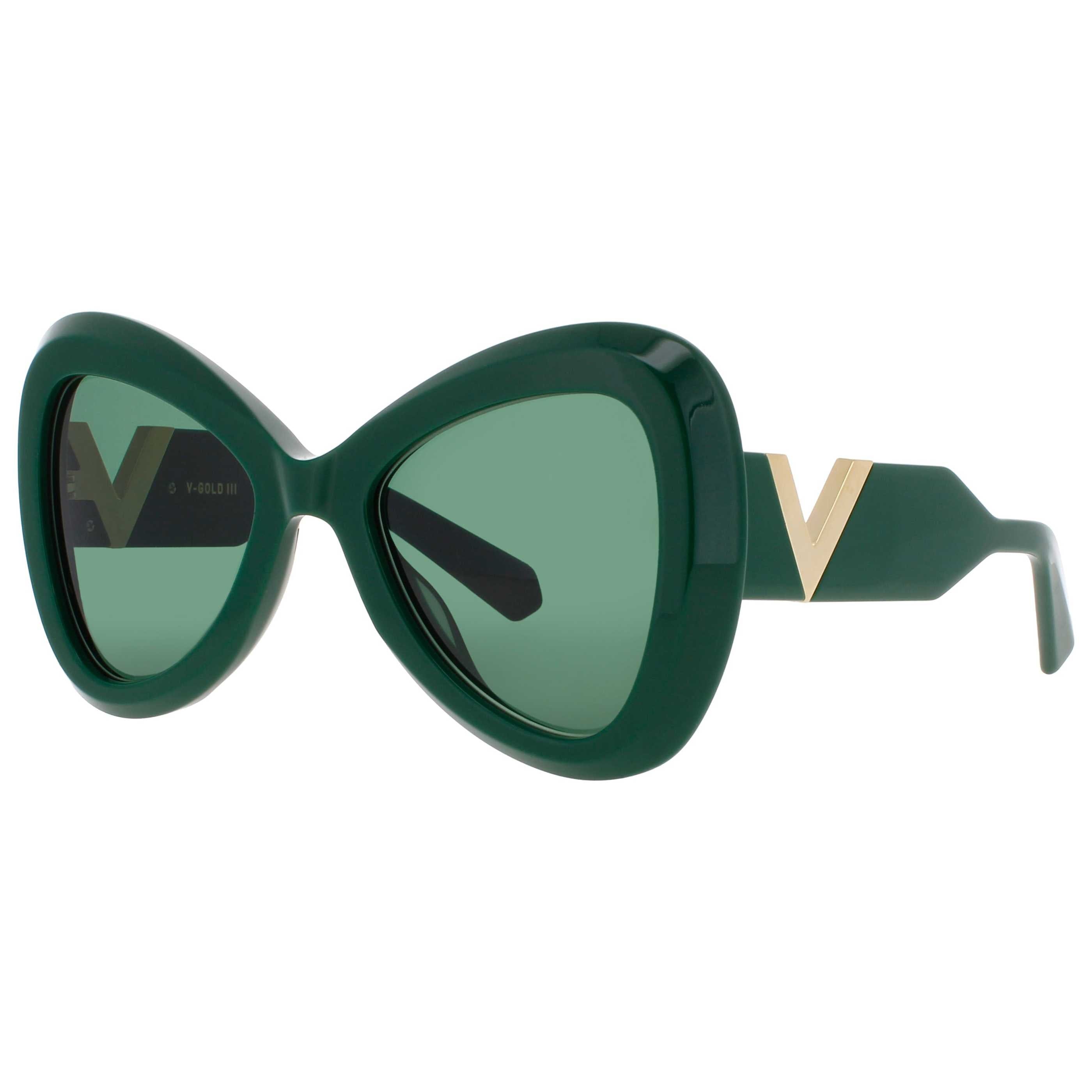 Valentino Unisex Sunglasses VALENTINO - V - GOLD - III - VLS - 138C - 53