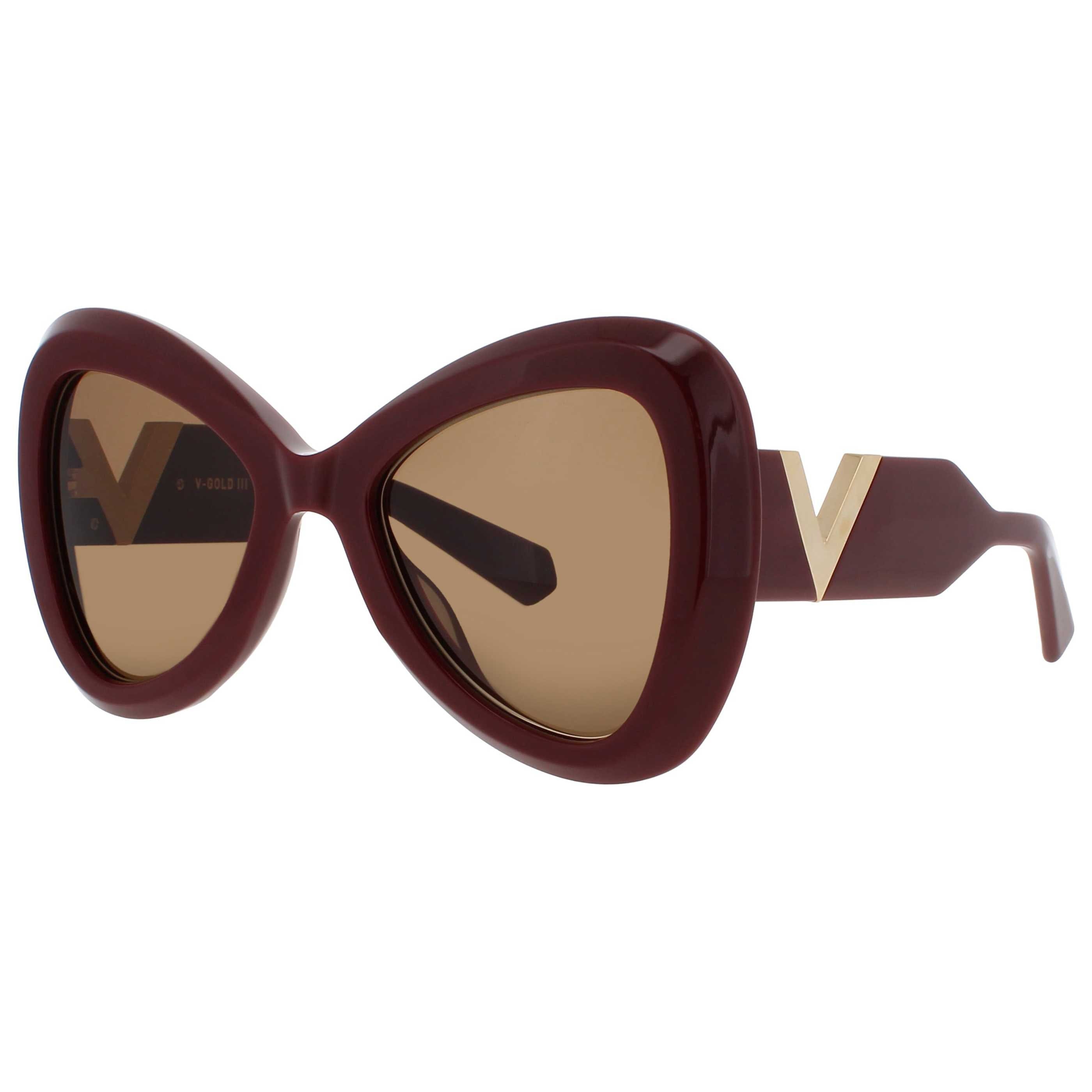 Valentino Unisex Sunglasses VALENTINO - V - GOLD - III - VLS - 138B - 53