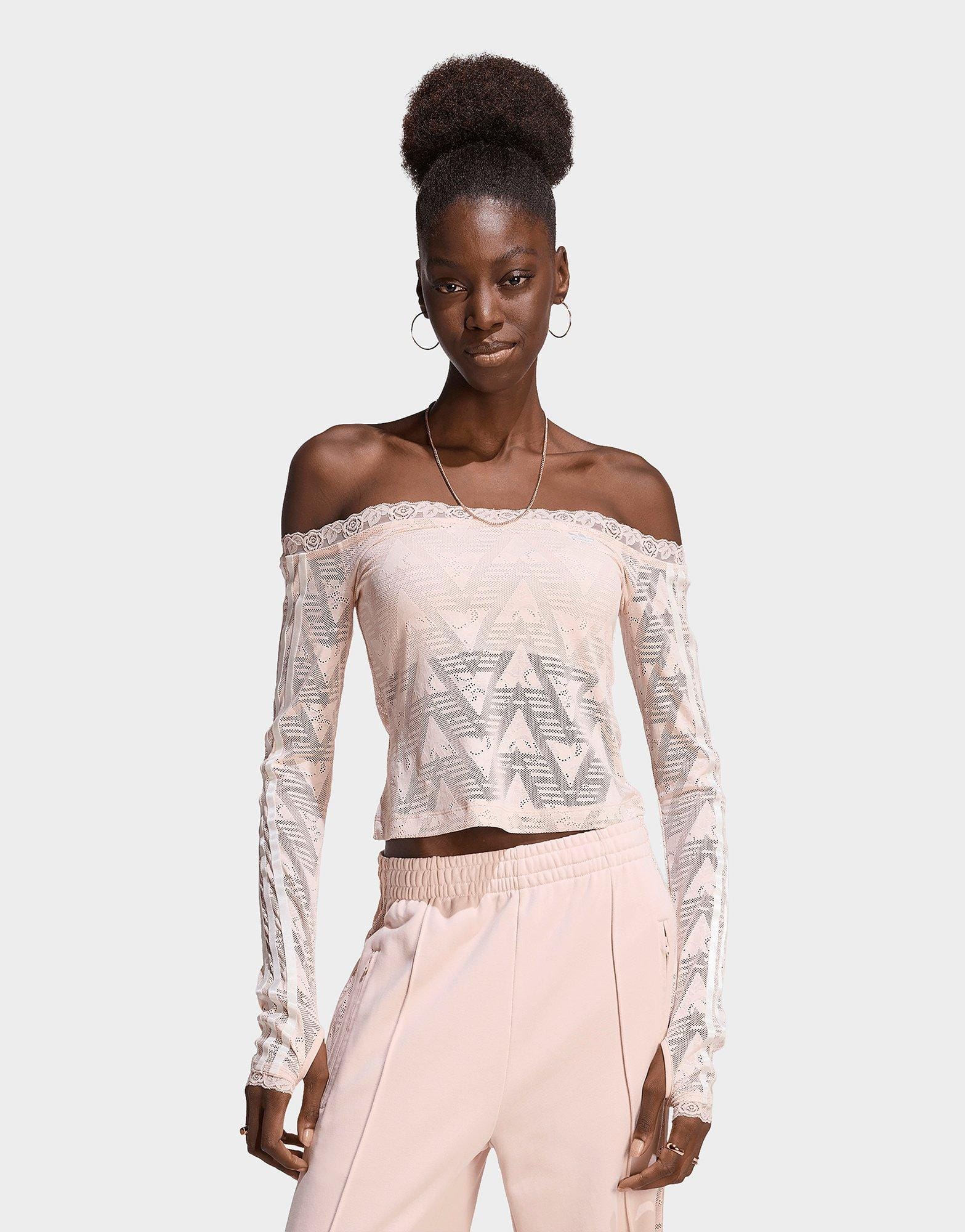 adidas Lace Bardot Top