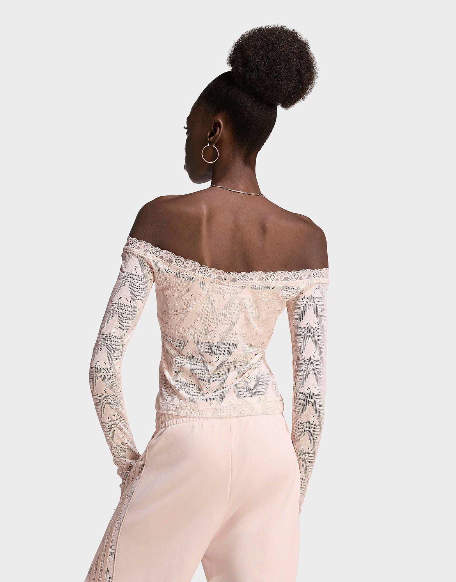 adidas Lace Bardot Top