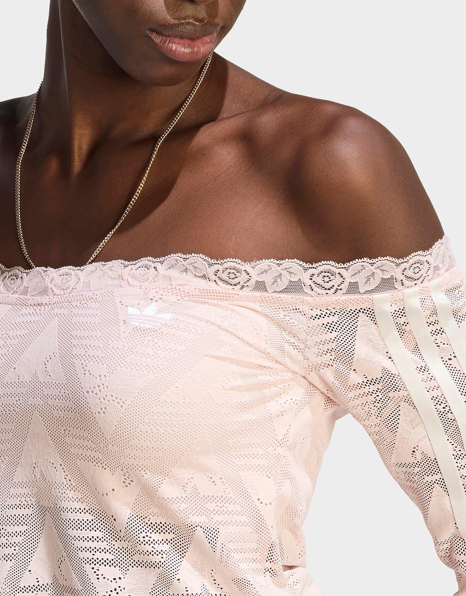 adidas Lace Bardot Top