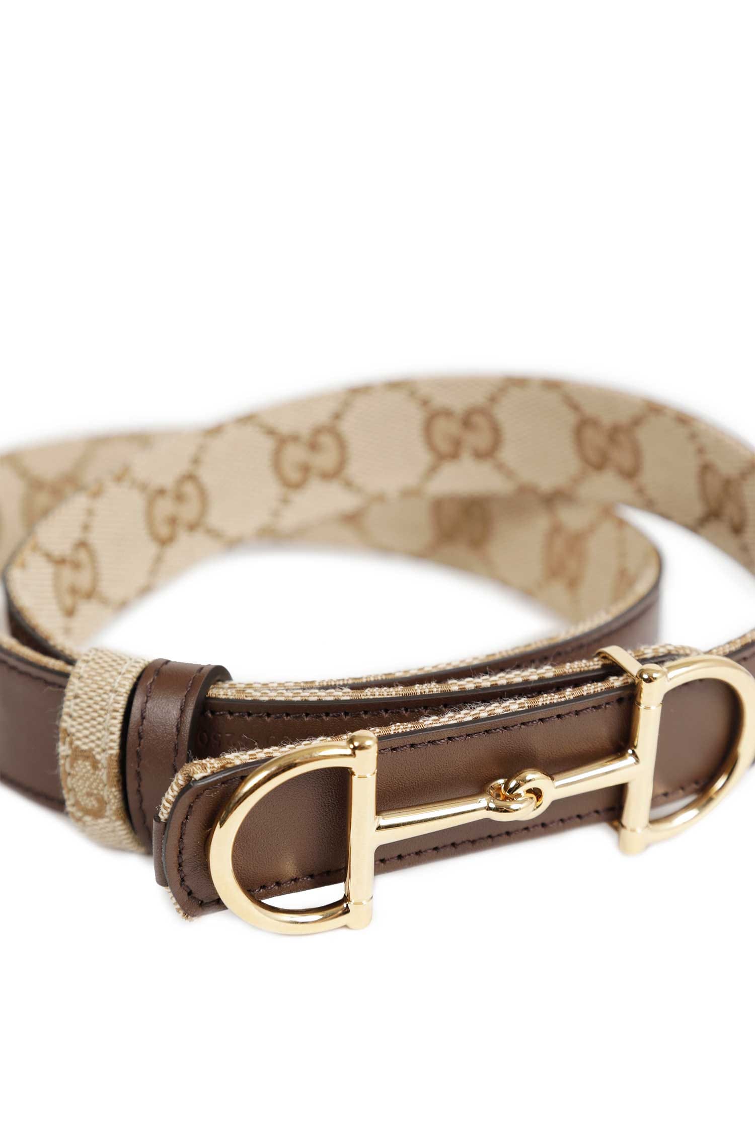 Gucci GG Canvas Horsebit Buckle