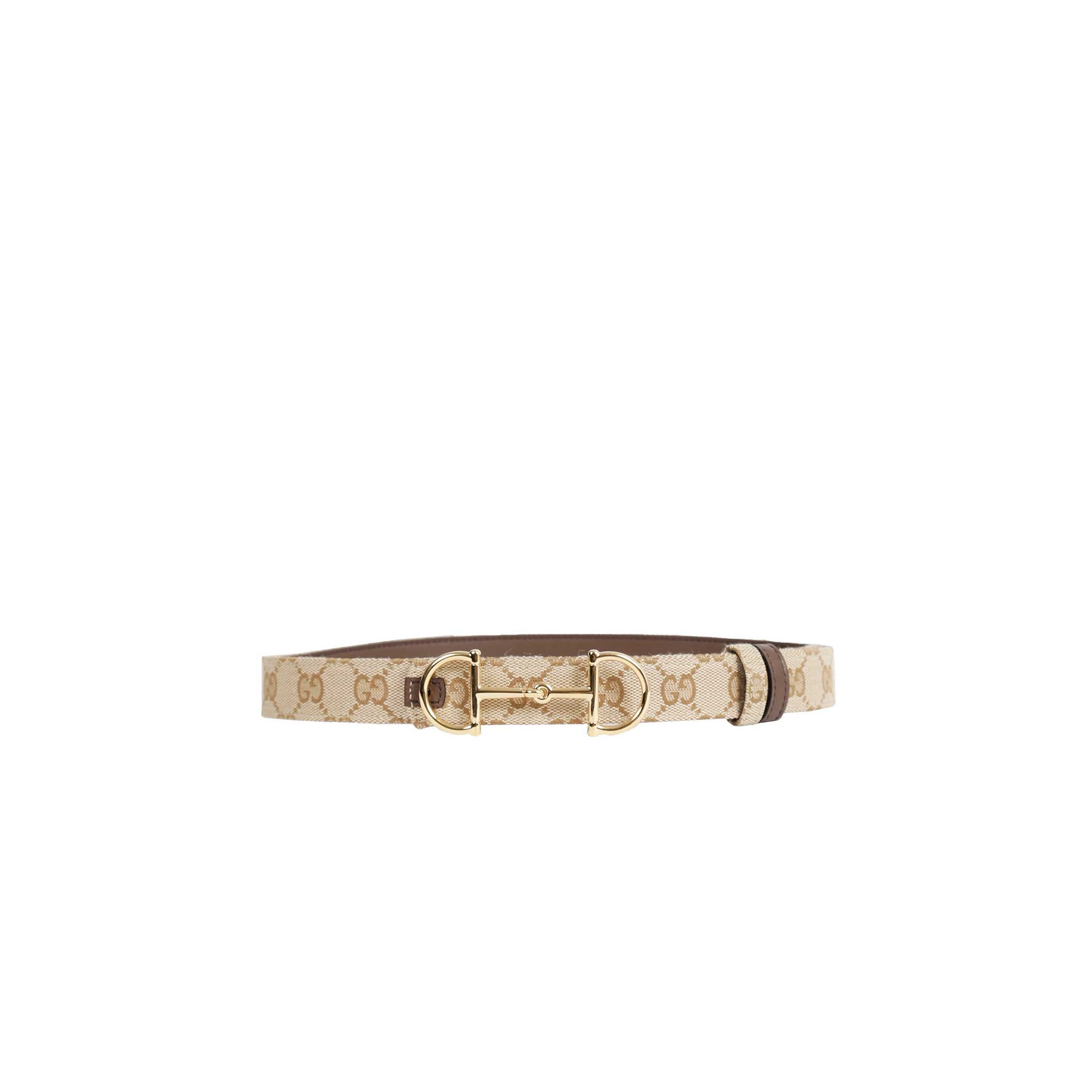 Gucci GG Canvas Horsebit Buckle