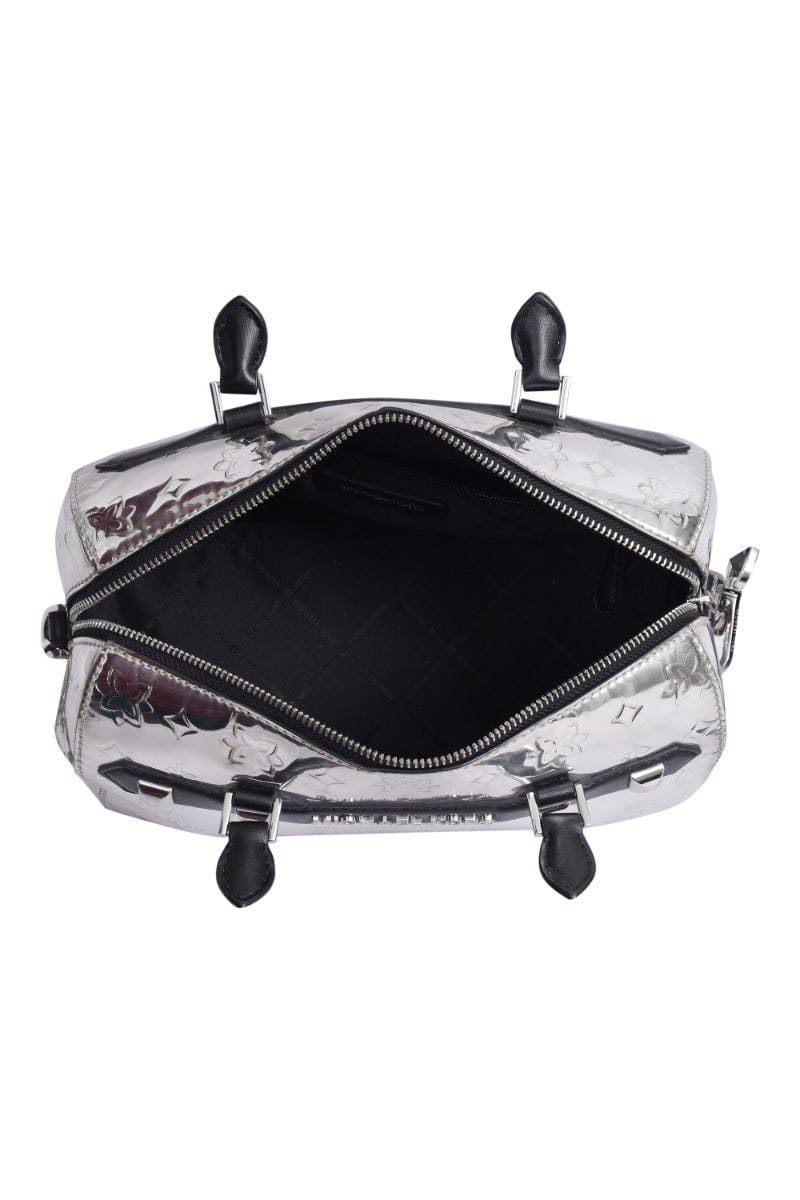 Michael Kors Kara Metallic Duffle Signature Handbag