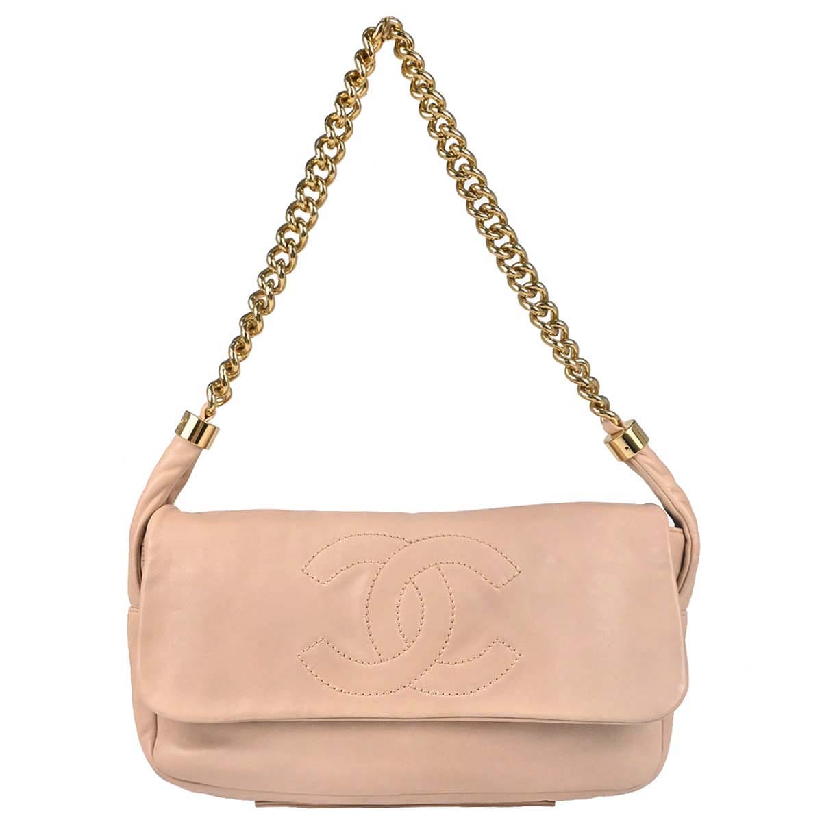 Chanel 2008 - 2009 Pink Lambskin Rodeo Drive Shoulder Bag