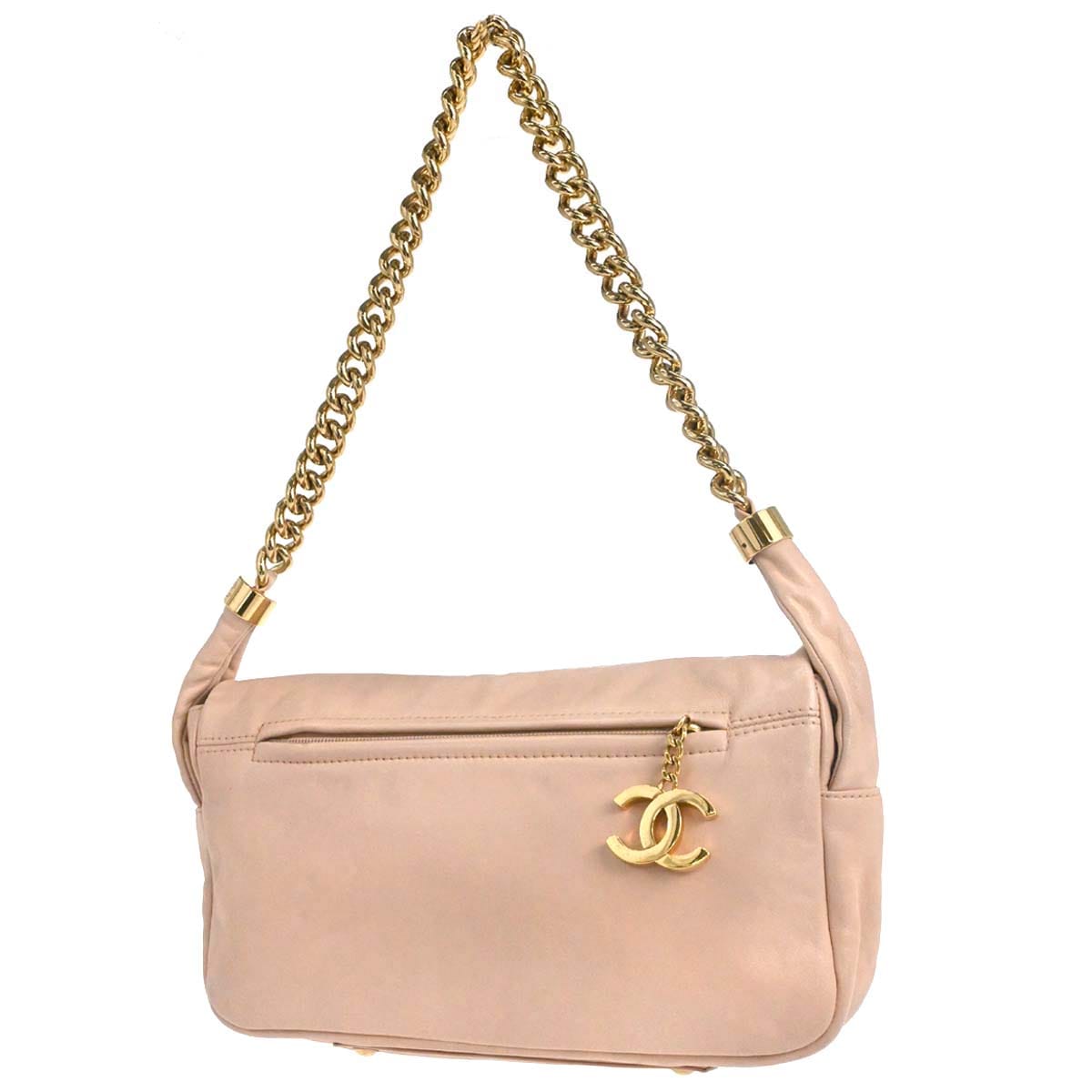 Chanel 2008 - 2009 Pink Lambskin Rodeo Drive Shoulder Bag