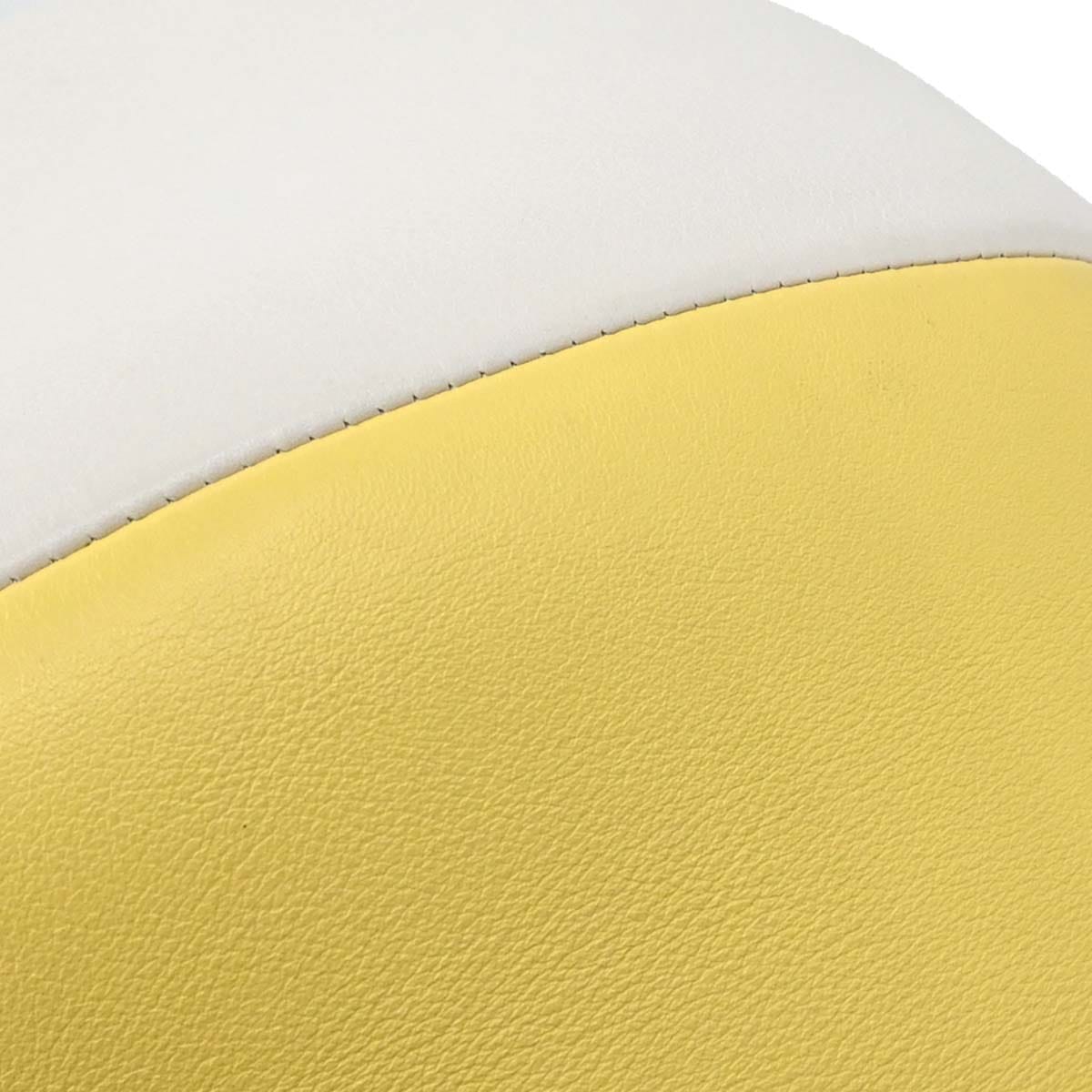 Chanel 2019 White Yellow Calfskin Coco Beach Ball Shoulder Bag