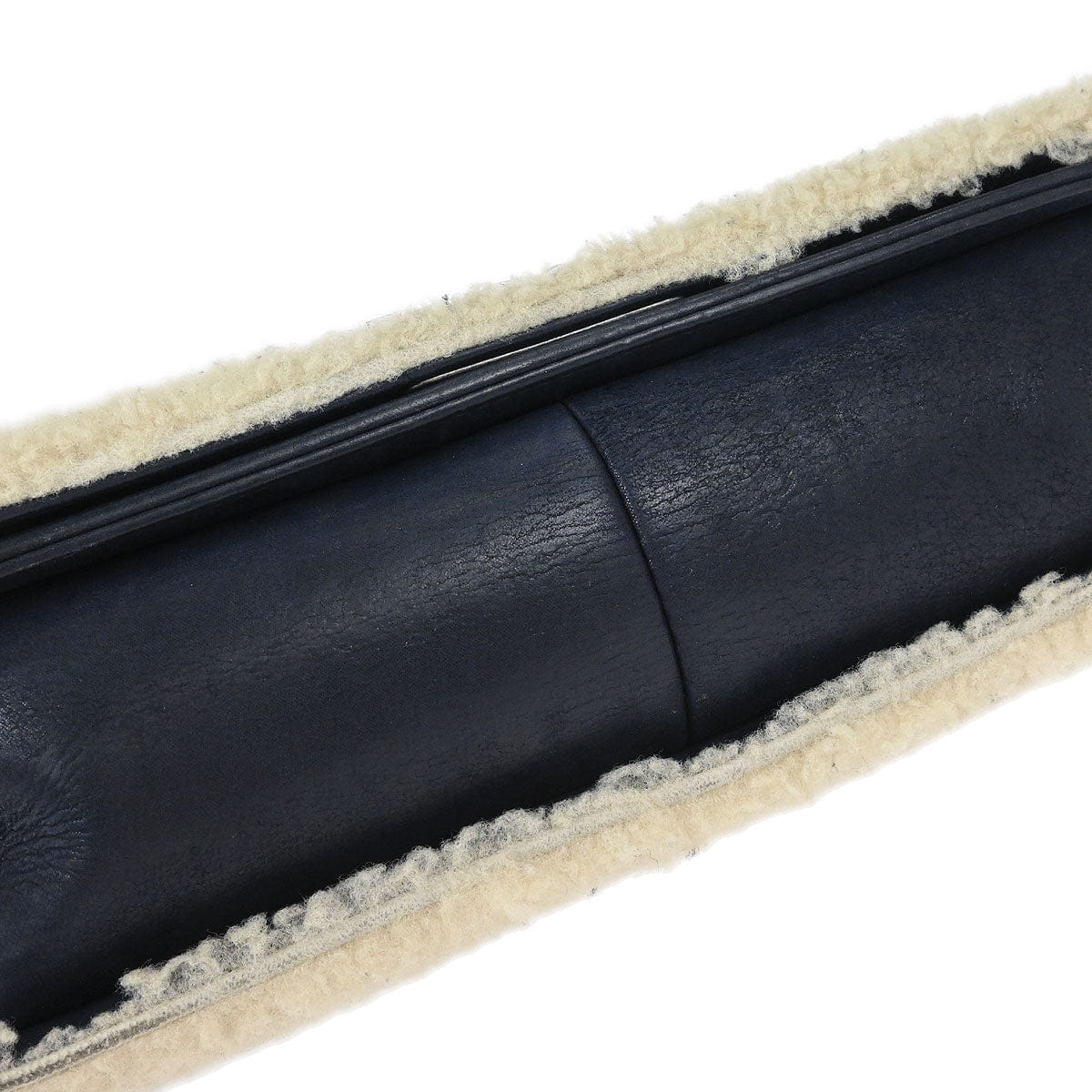 Chanel Boy Chanel 2015 - 2016 Black Shearling Medium Double Chain Shoulder Bag