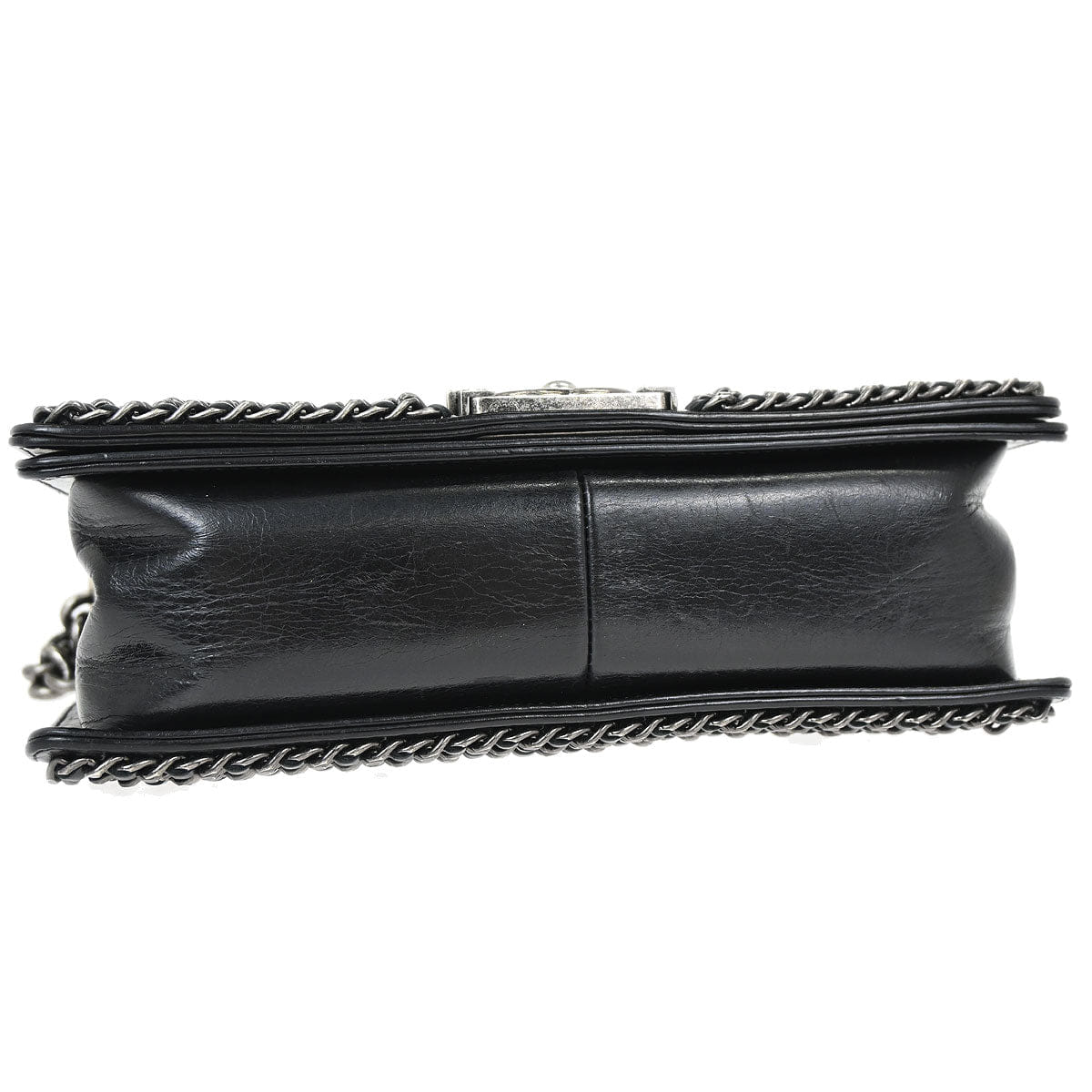 Chanel Boy Chanel 2016 - 2017 Black Calfskin Medium Chain Shoulder Bag