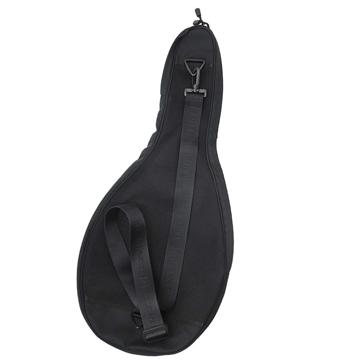 Chanel Black Nylon Sport Line Tennis Racket Case Shoulder Bag