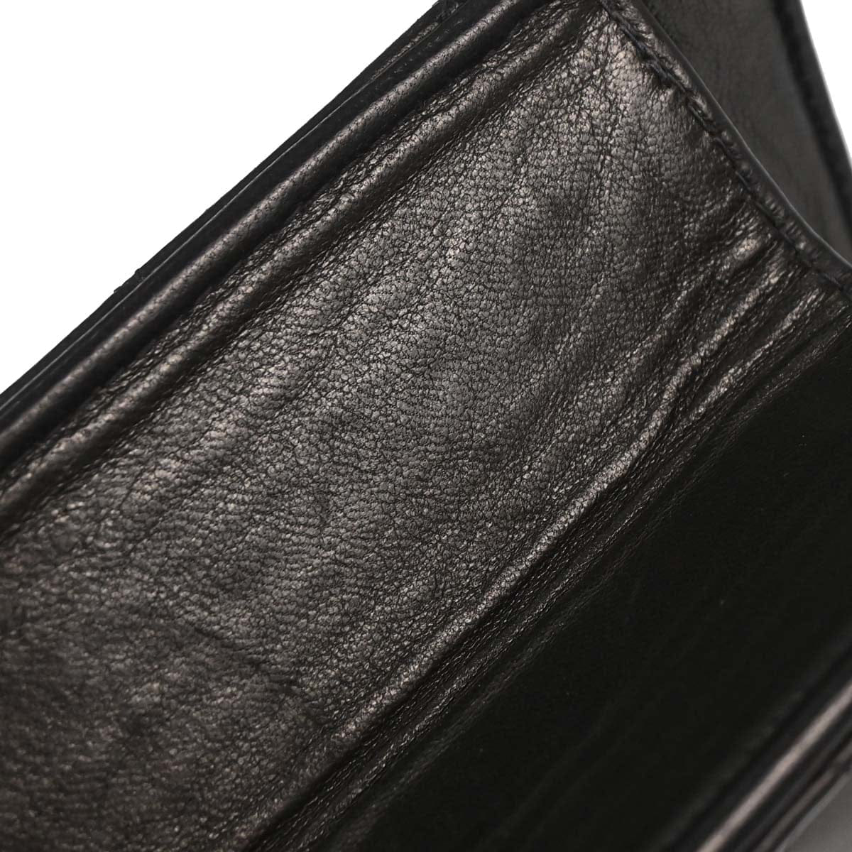 Chanel 1997 - 1999 Black Lambskin Pushlock Medium Half Flap Shoulder Bag