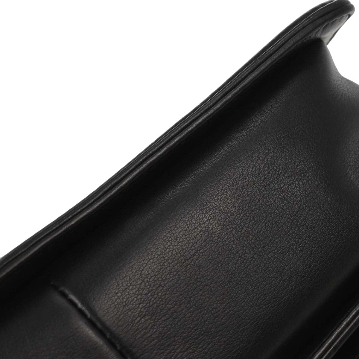 Chanel Boy Chanel 2014 Black Lambskin Medium Shoulder Bag