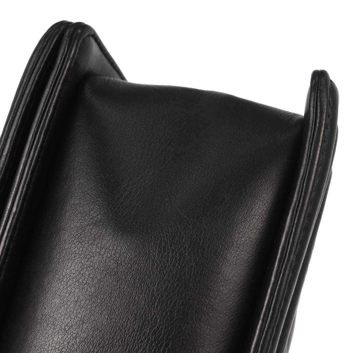 Chanel Boy Chanel 2014 Black Lambskin Medium Shoulder Bag