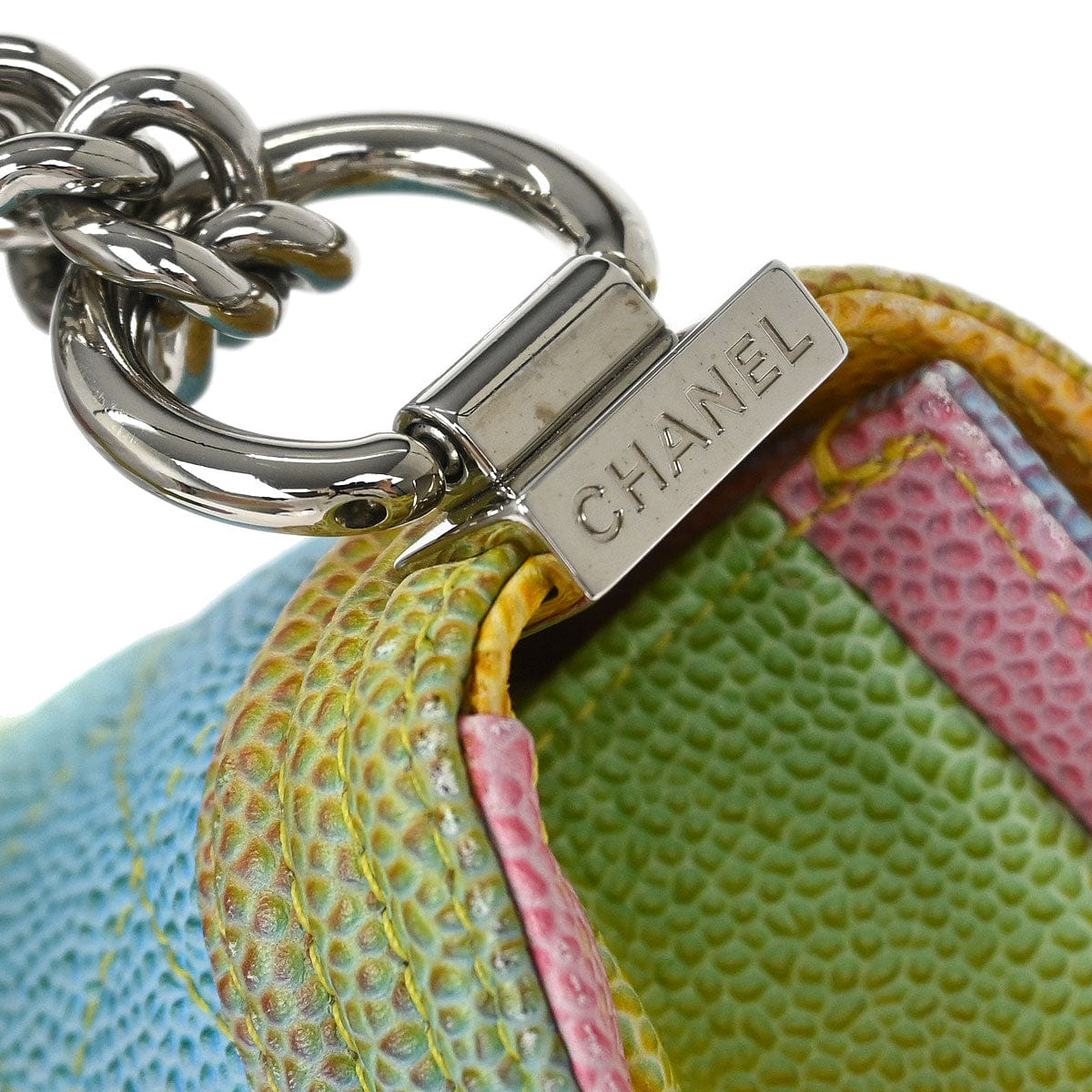 Chanel Boy Chanel 2017 Pastel Color Caviar Mini Shoulder Bag