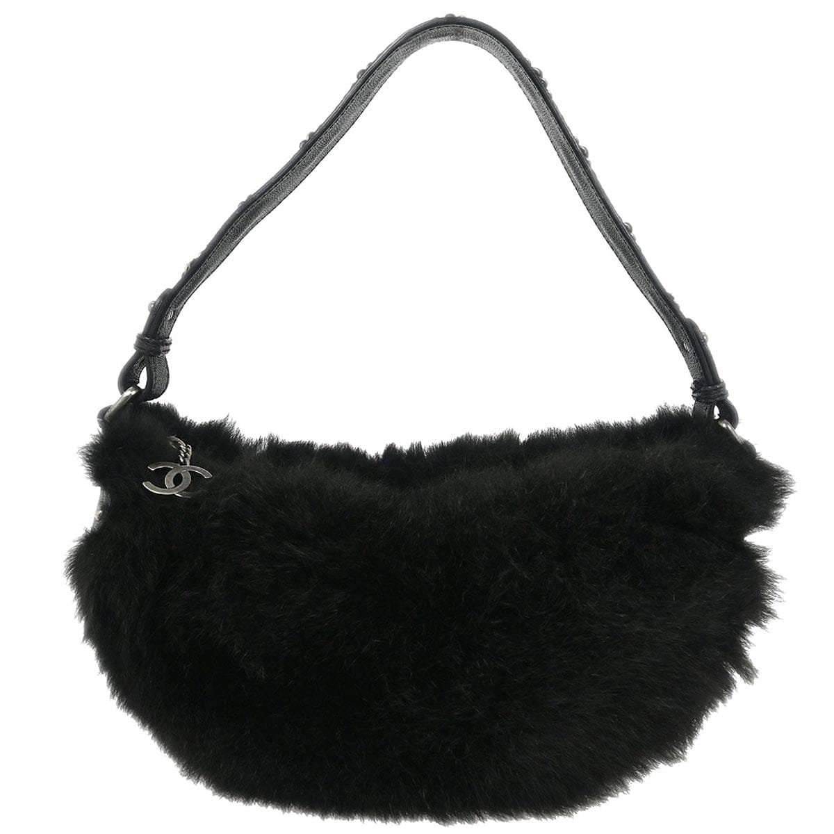 Chanel * 2005 - 2006 Black Fur Shoulder Bag