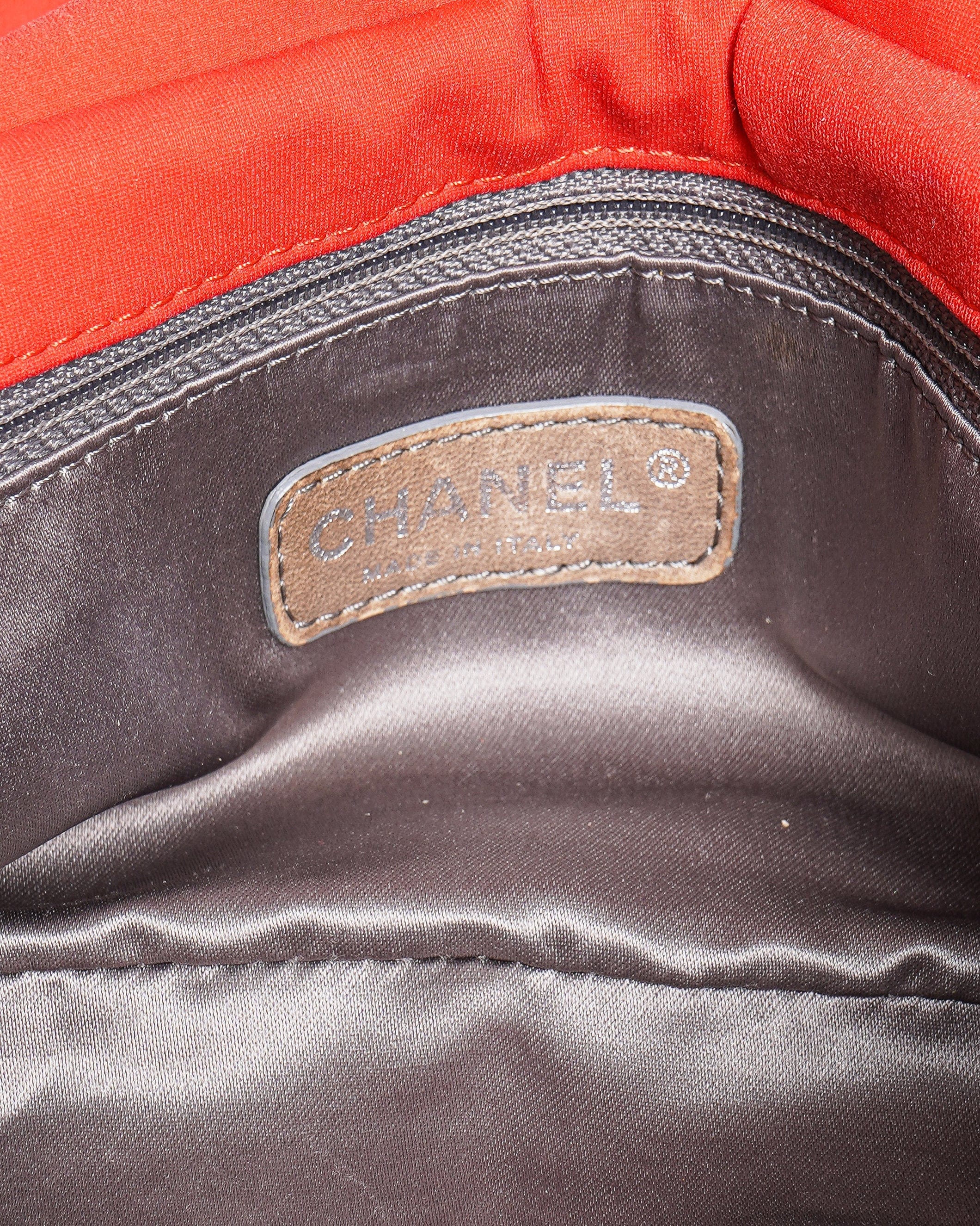 Chanel Bubble Quilt Camera Bag In Orange