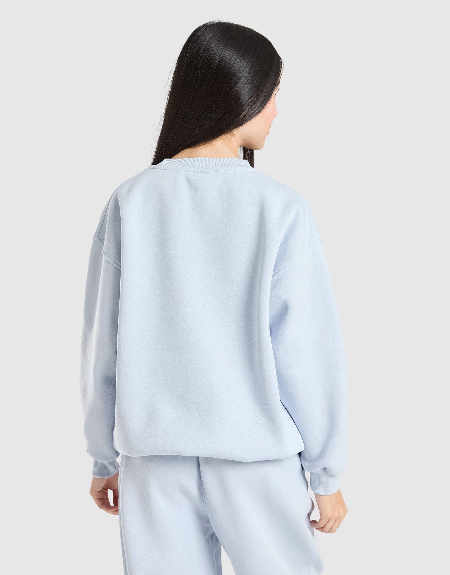 Nike Girls' Club Oversized Crew Sweatshirt Junior