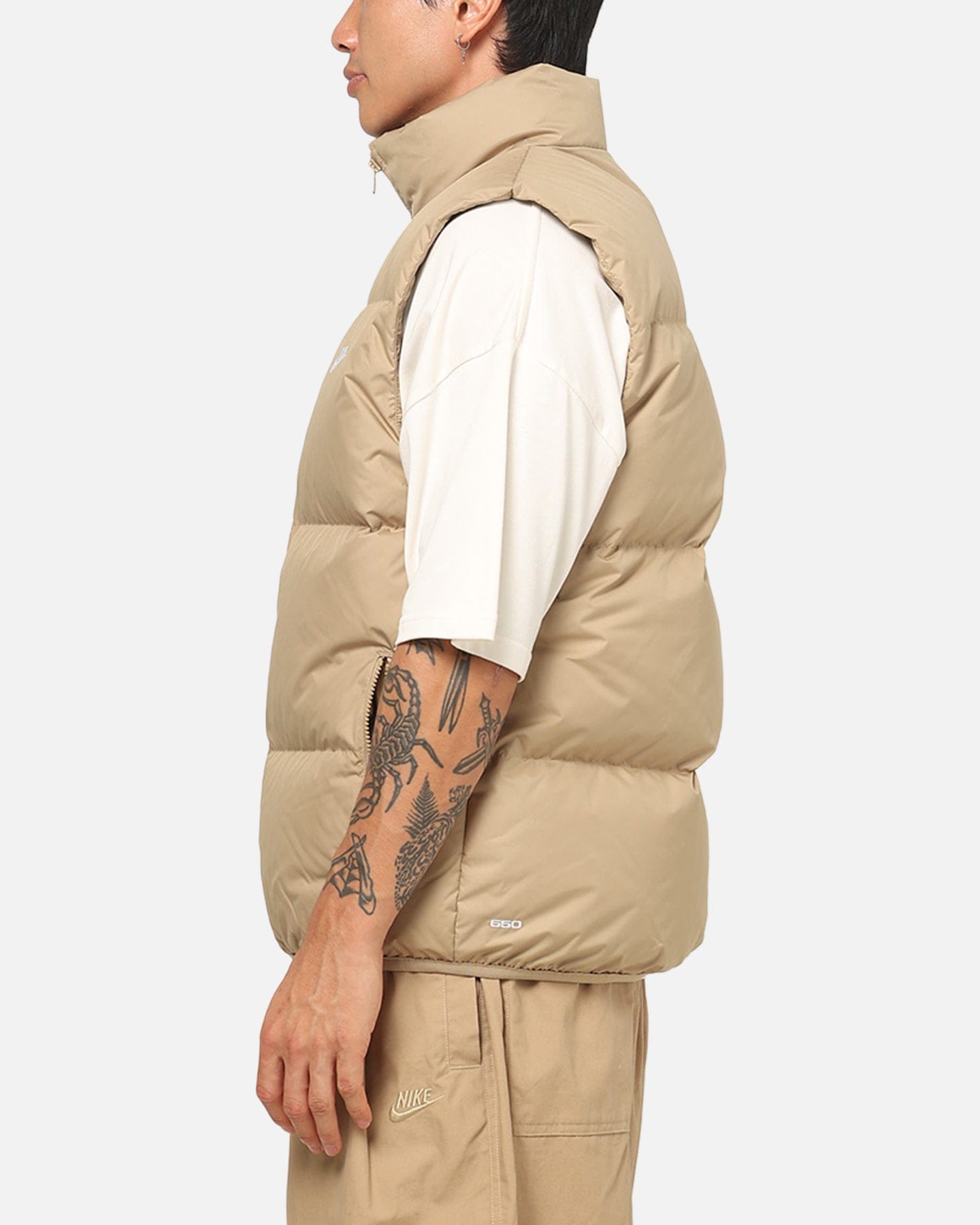 Nike Sportswear Club Therma - FIT Down Puffer Vest Beige