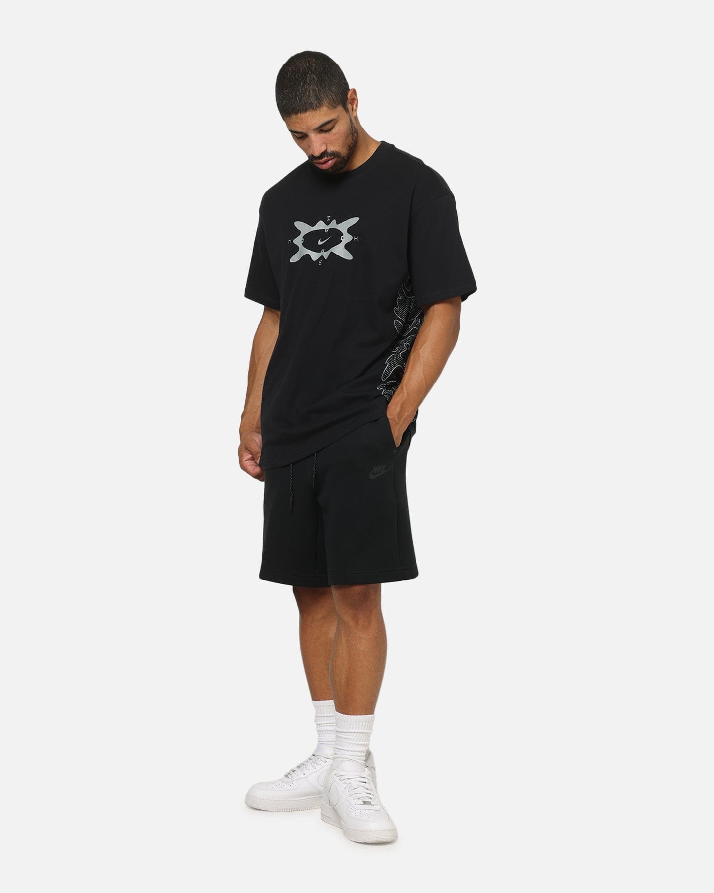 Nike Sportswear Reflective Cycle T - Shirt Black
