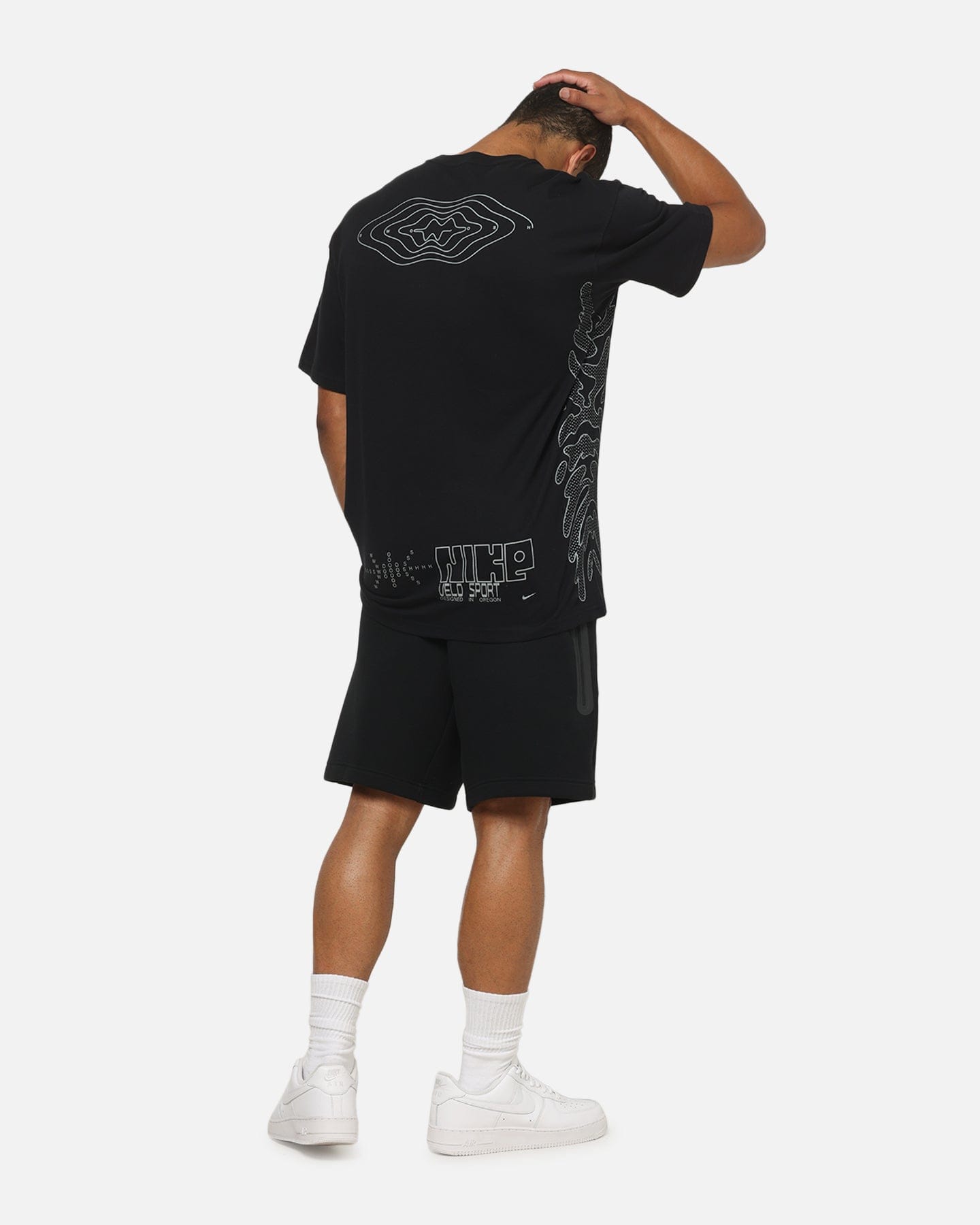 Nike Sportswear Reflective Cycle T - Shirt Black
