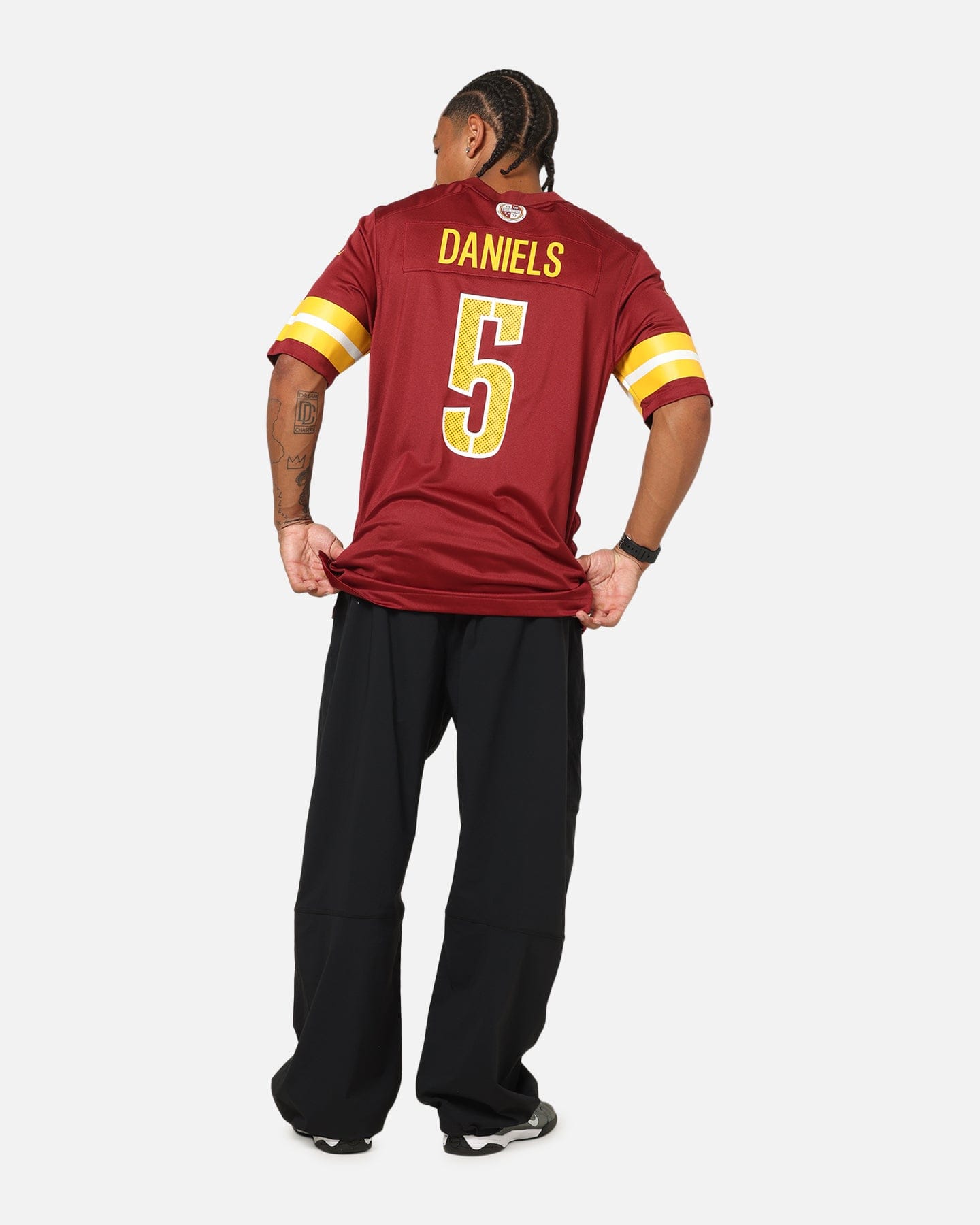 Nike Washington Commanders Jayden Daniels #5 Home Game NFL Jersey Team Red