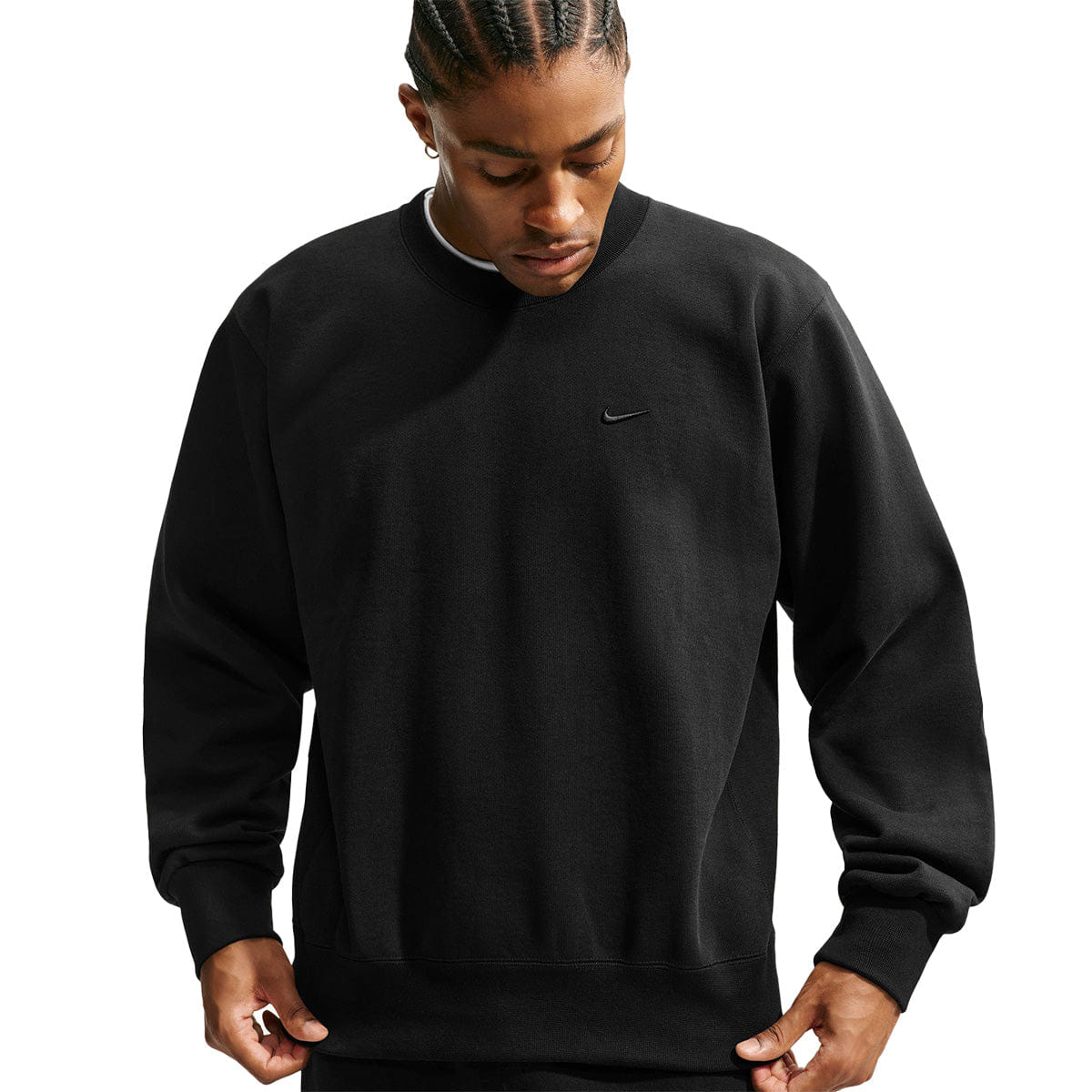 Nike Energy Fleece Crew - Neck Sweatshirt Black