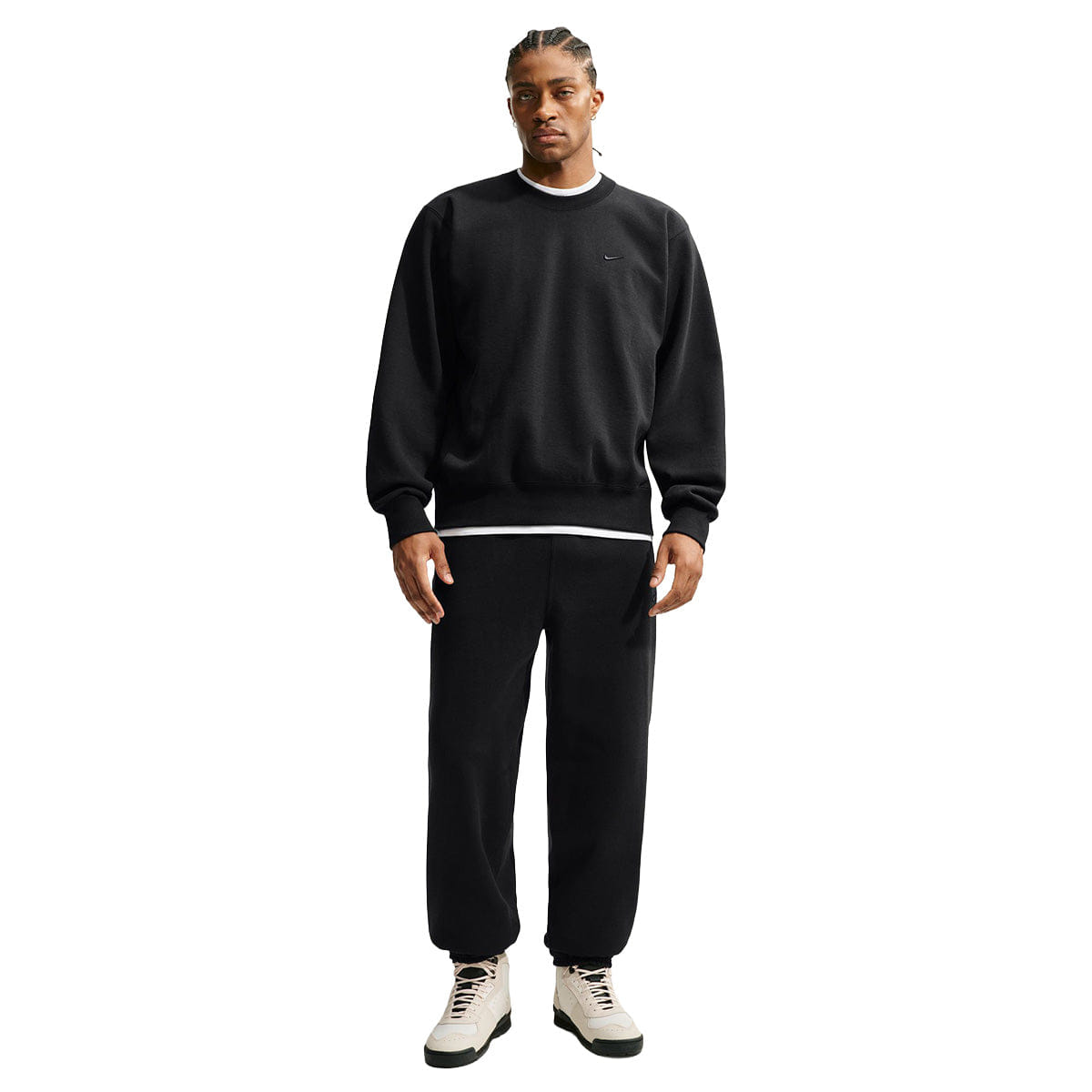 Nike Energy Fleece Crew - Neck Sweatshirt Black