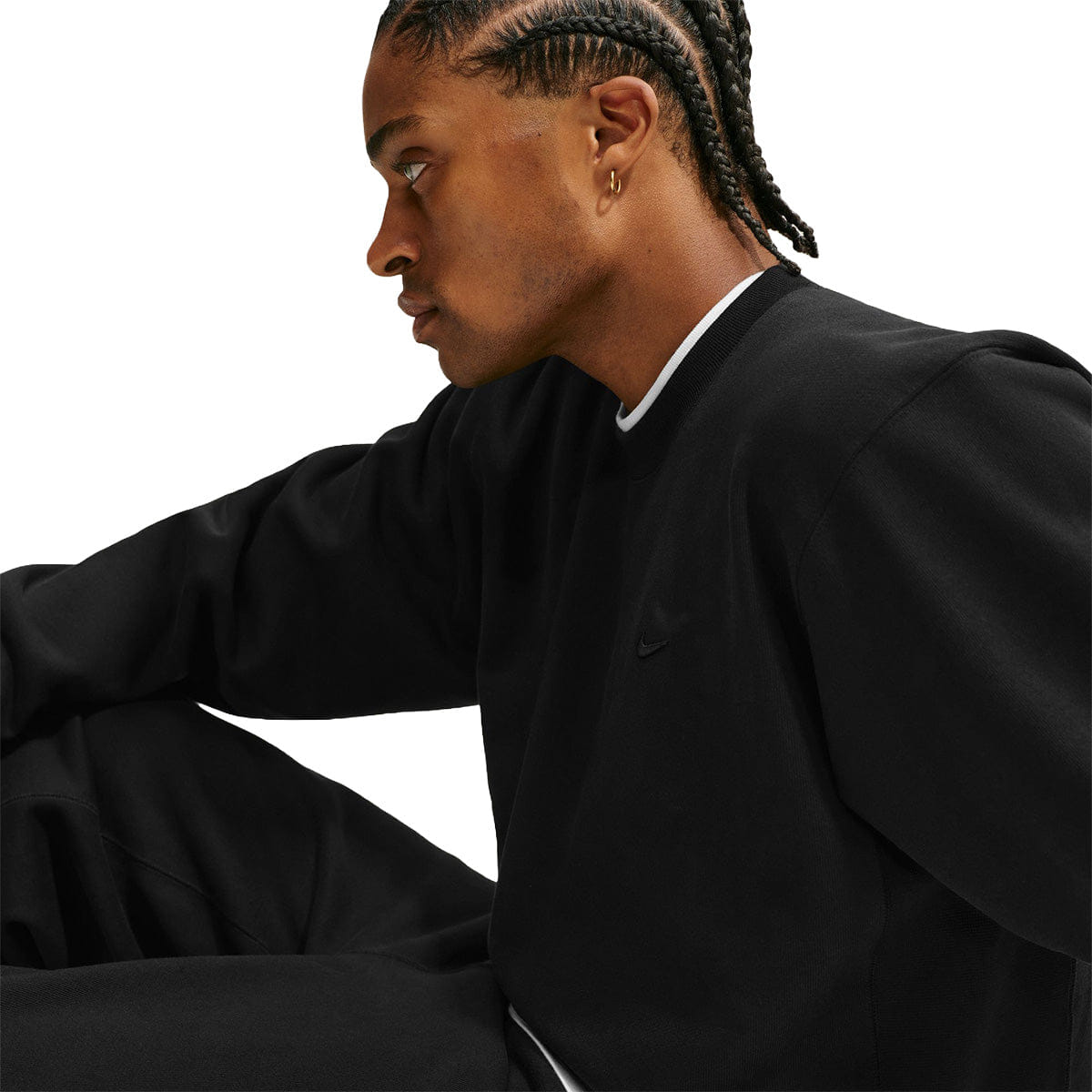 Nike Energy Fleece Crew - Neck Sweatshirt Black