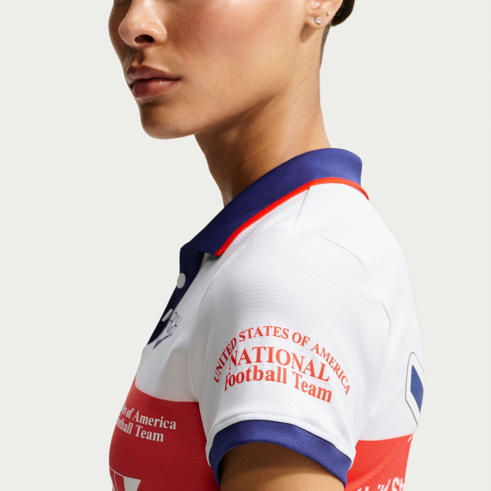 Nike Womens USA x V.A.A. Polo Shirt White