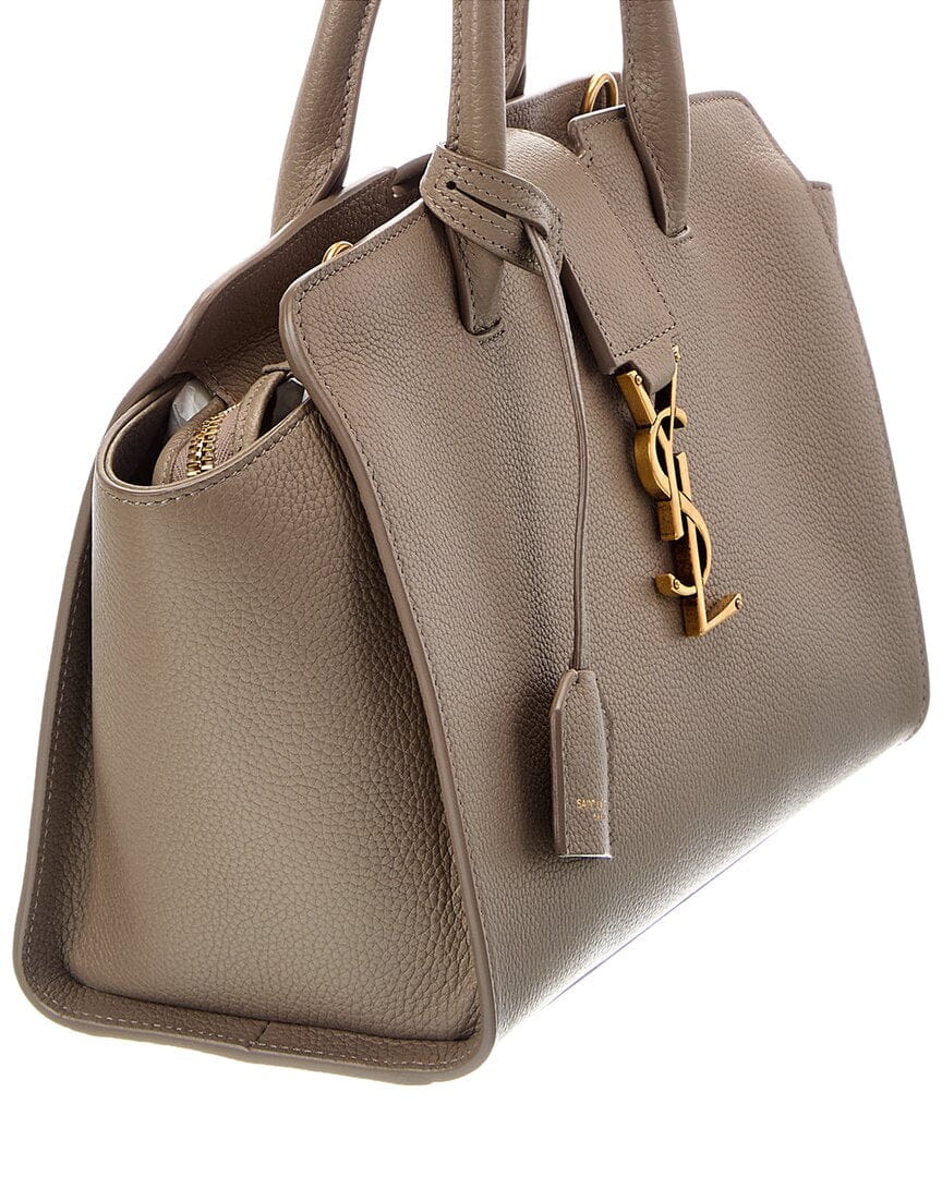 Saint Laurent Downtown Cabas Leather Tote