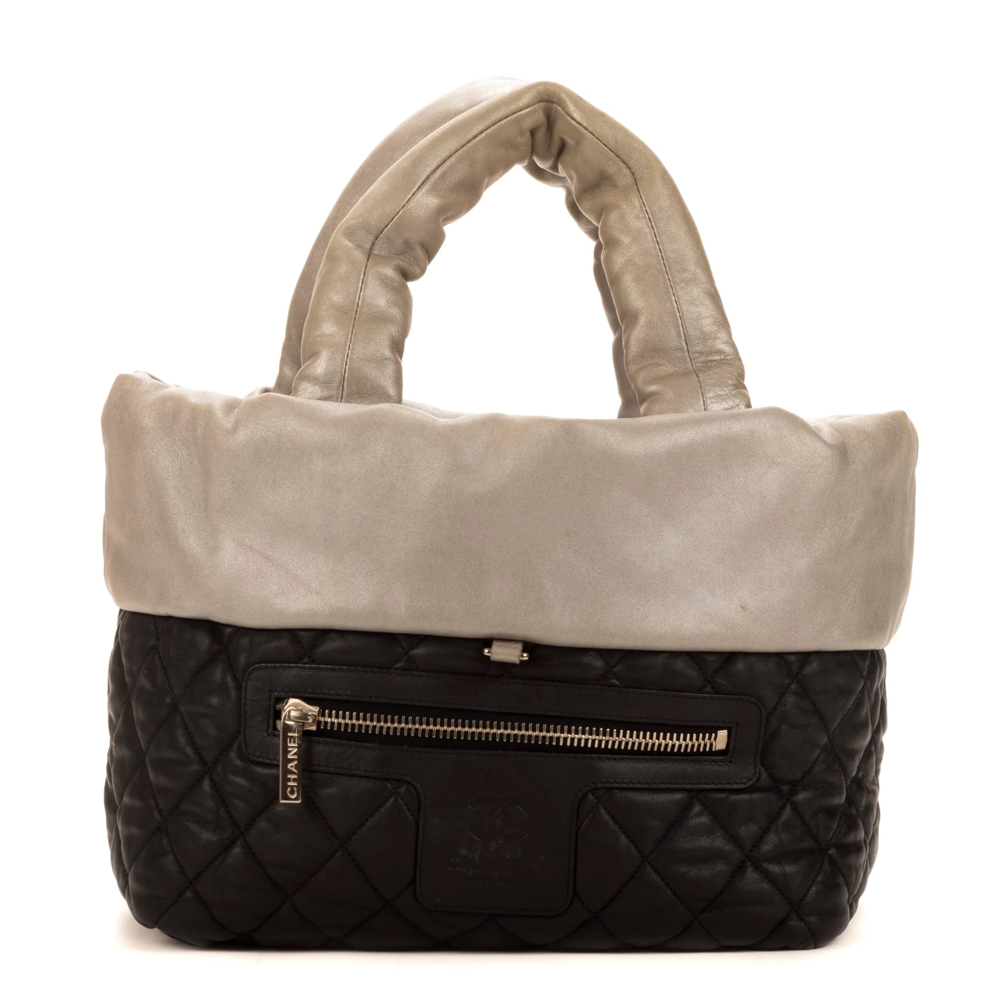 Chanel Silver Calf Leather Cocoon Reversible EAH0239