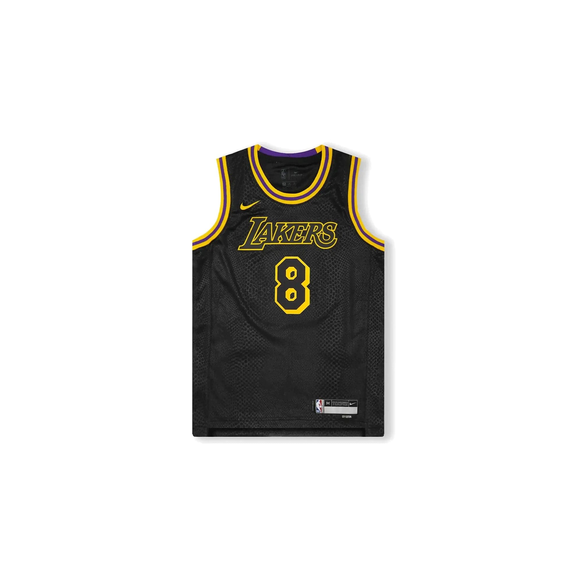 Nike Kobe Mamba Mentality Los Angeles Lakers City Edition Swingman Jersey Black FW23 (2023)