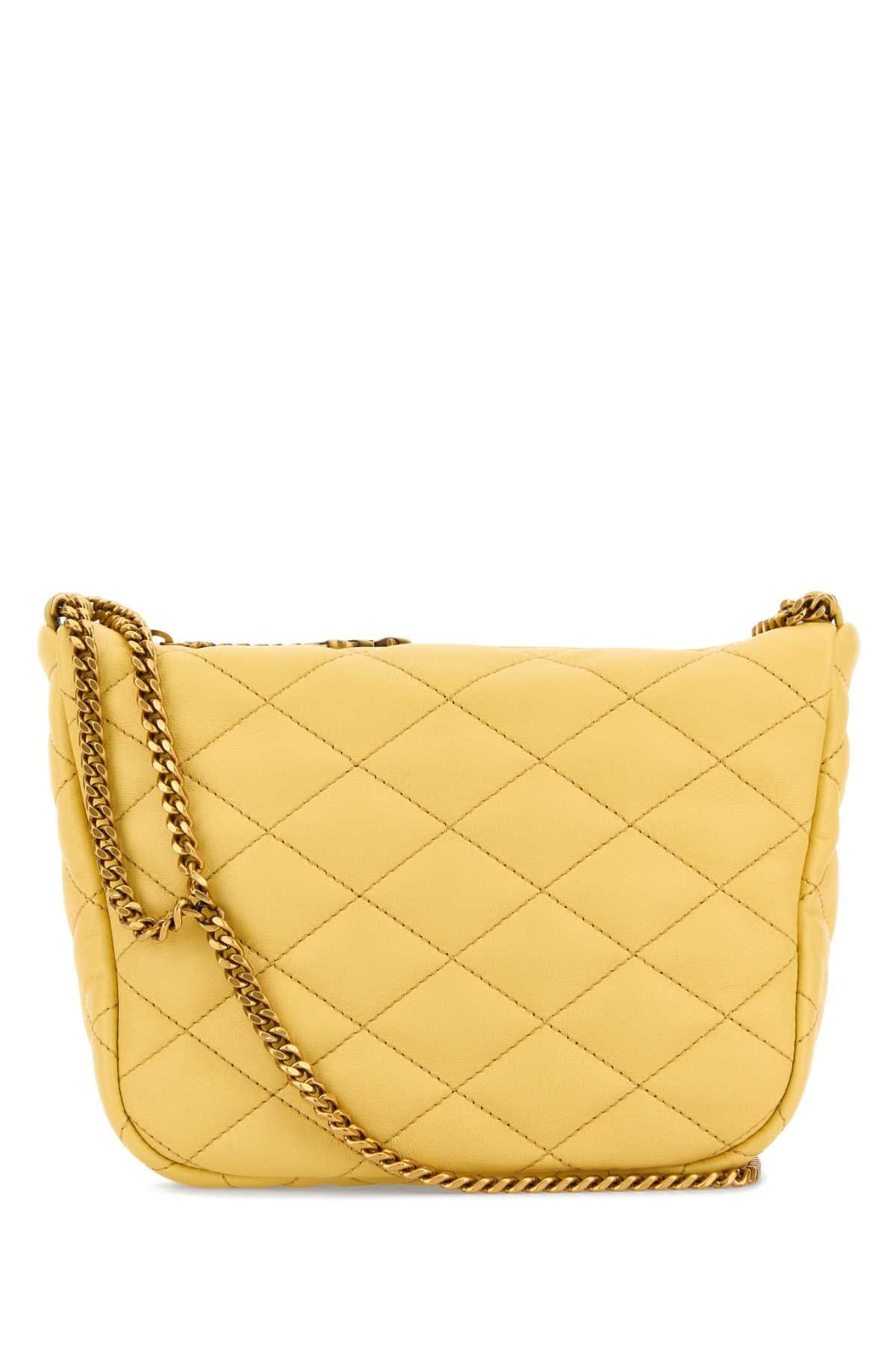 Saint Laurent Women Yellow Leather Crossbody Bag