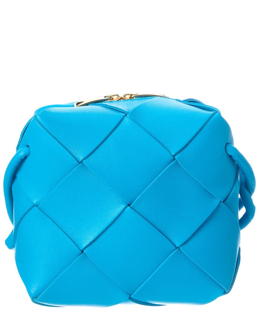 Bottega Veneta Cassette Mini Intrecciato Leather Camera Bag