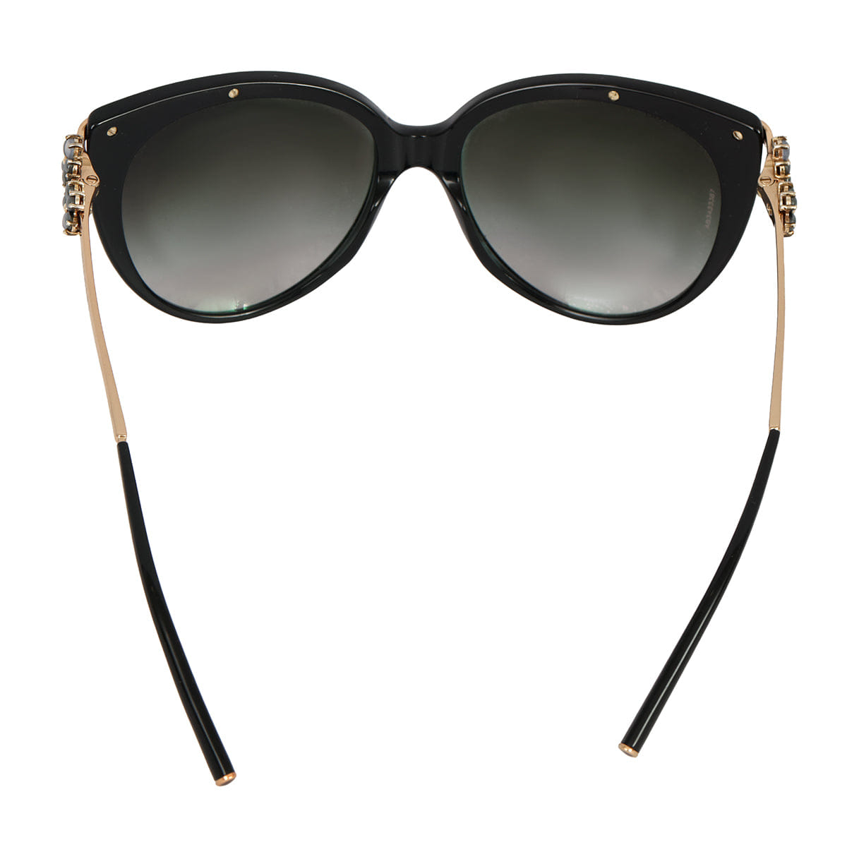 BVLGARI CAT - EYE GOLD DETAILING SUNGLASSES
