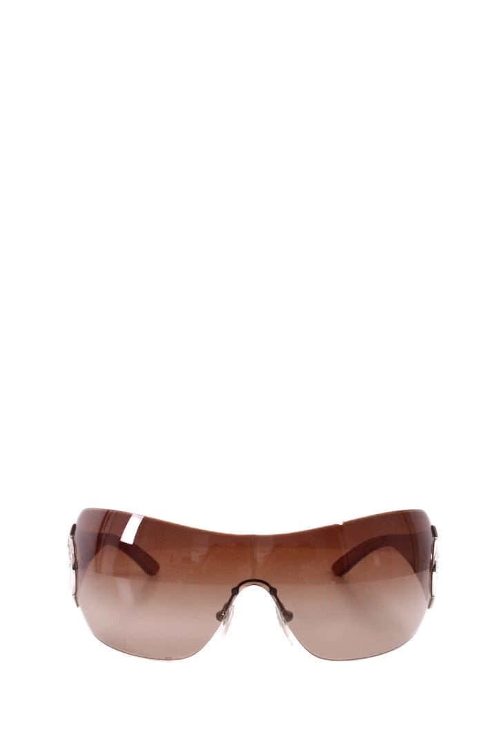 Bvlgari Crystal Detail Sunglasses Brown