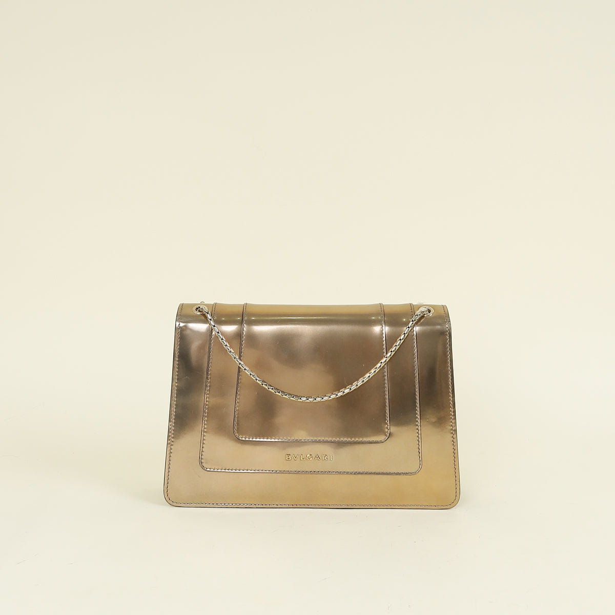 Bvlgari Metallic Light Bronze Serpenti Forever Shoulder Bag