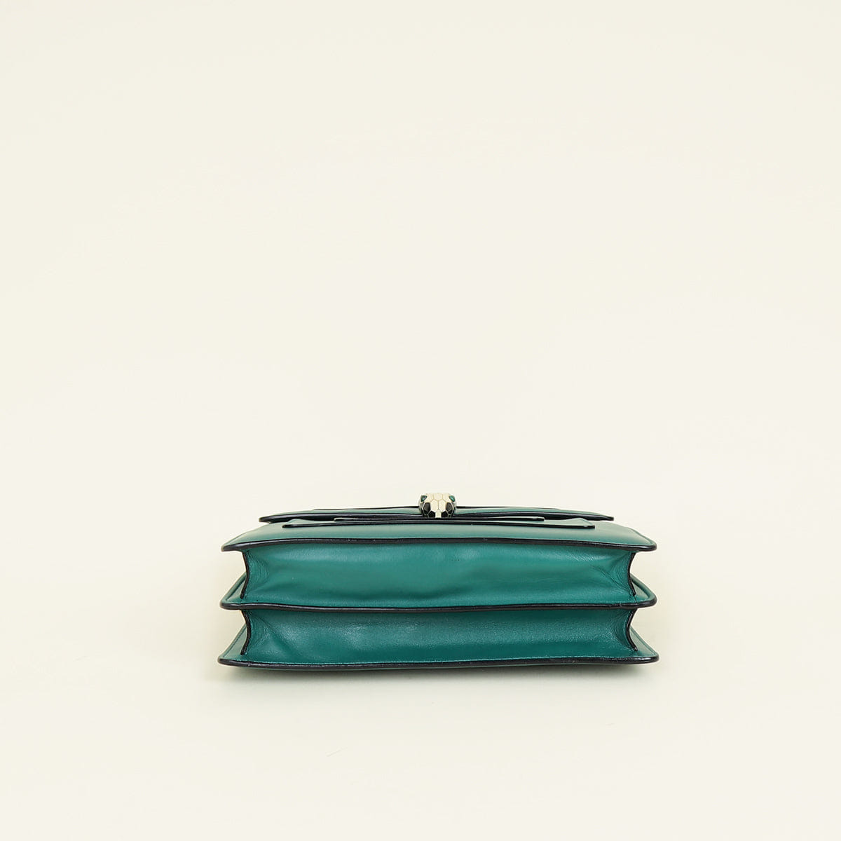 Bvlgari Green Serpenti Forever Flap Shoulder Bag