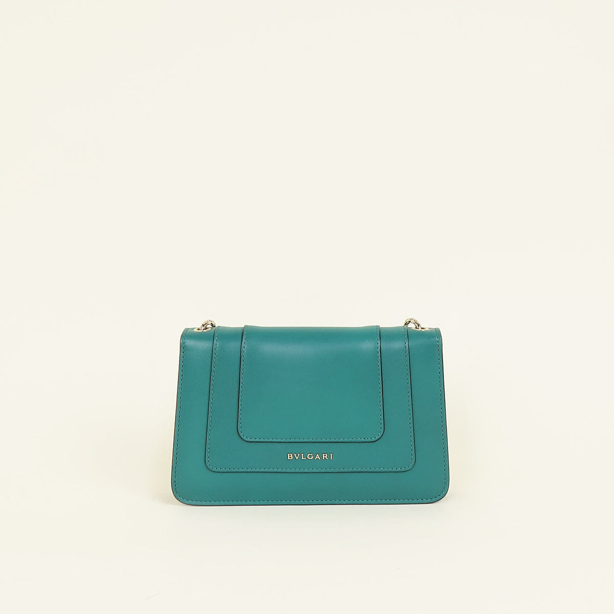Bvlgari Green Serpenti Forever Chain Shoulder Bag
