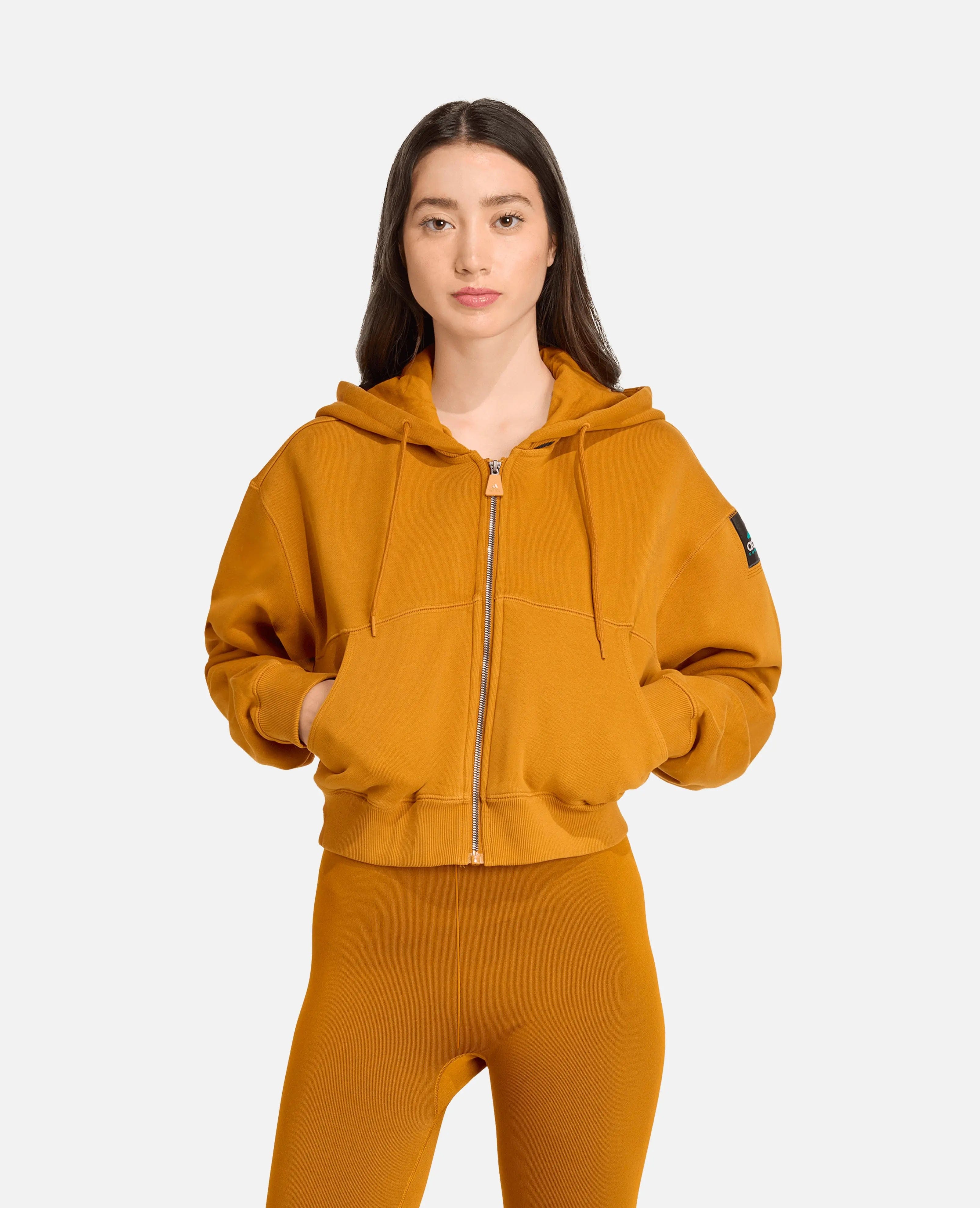 adidas Equipment Cropped Hoodie (Craft Ochre)