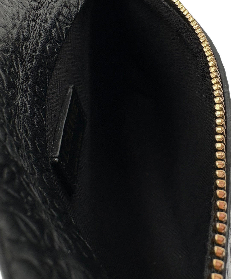 Loewe Black Embossed Mini Repeat T Pouch